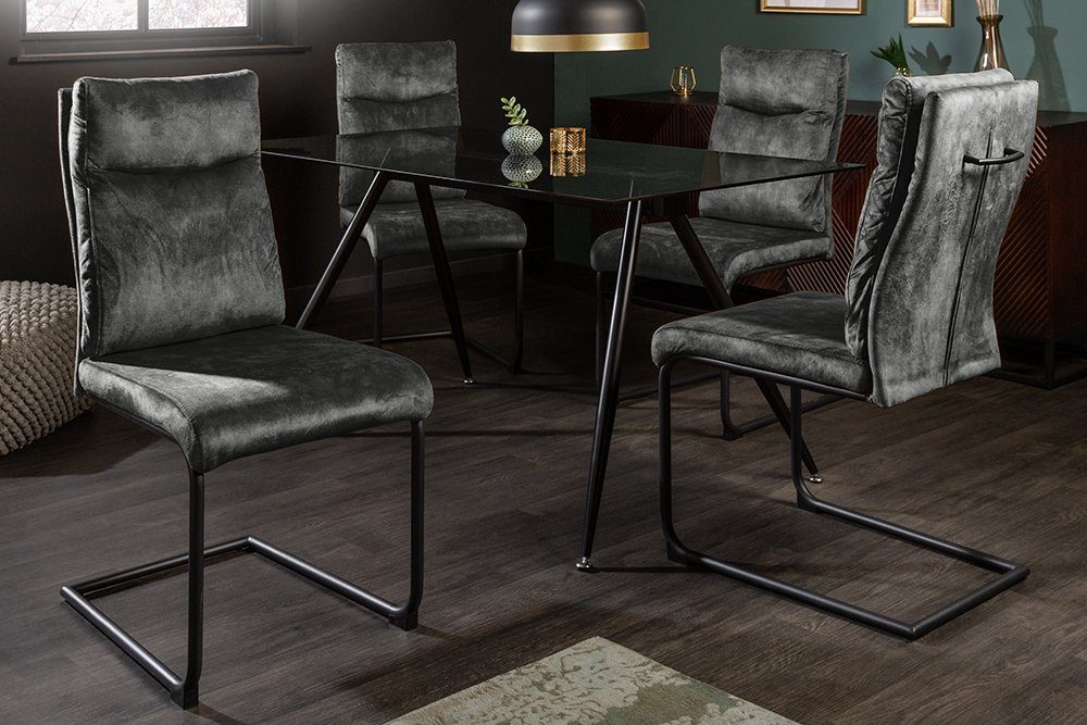 riess-ambiente Freischwinger COMFORT grün, Esszimmer · günstig online kaufen