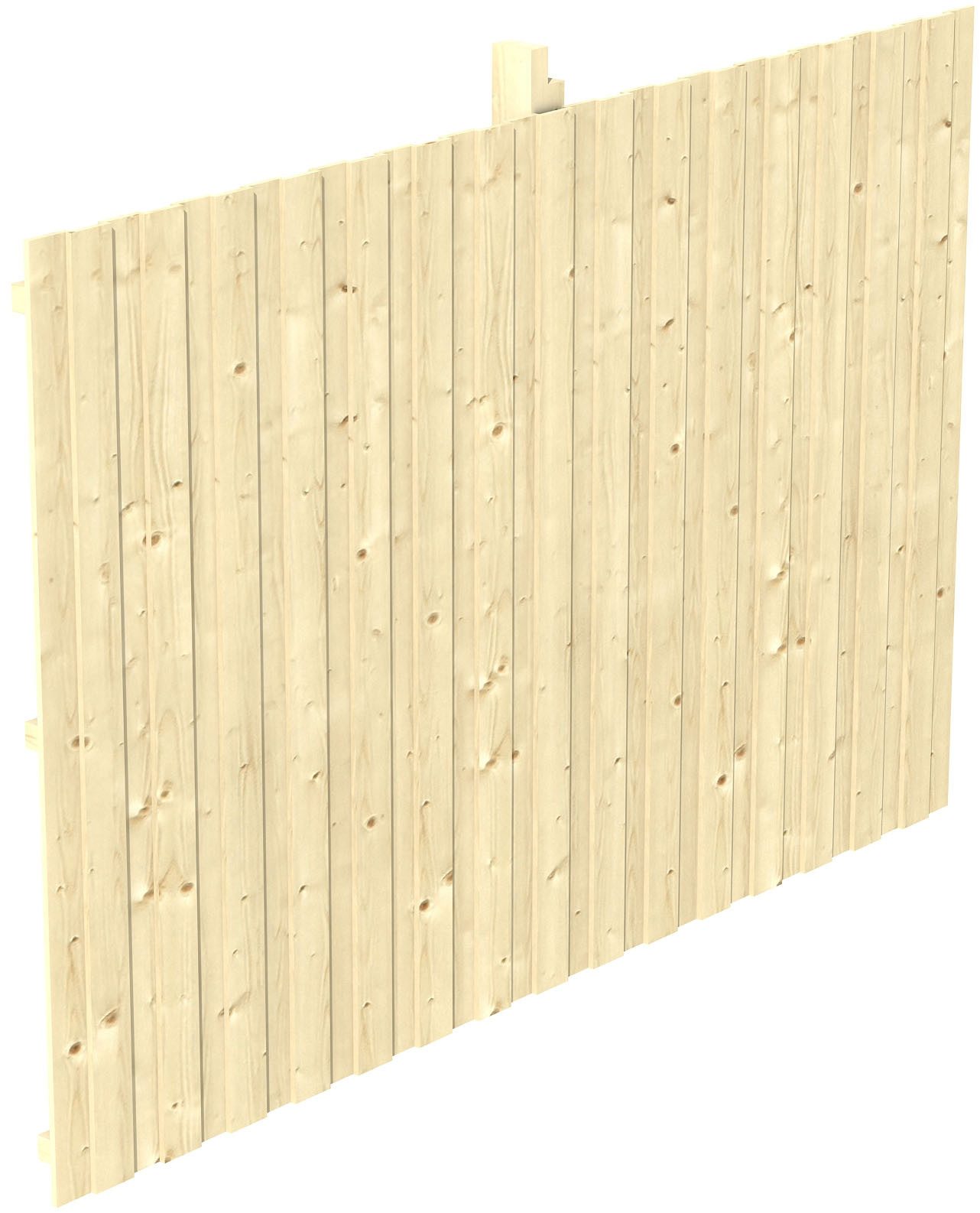 Skanholz Carport-Rückwand, BxH:341x220 cm, aus Deckeschalung 20x120mm