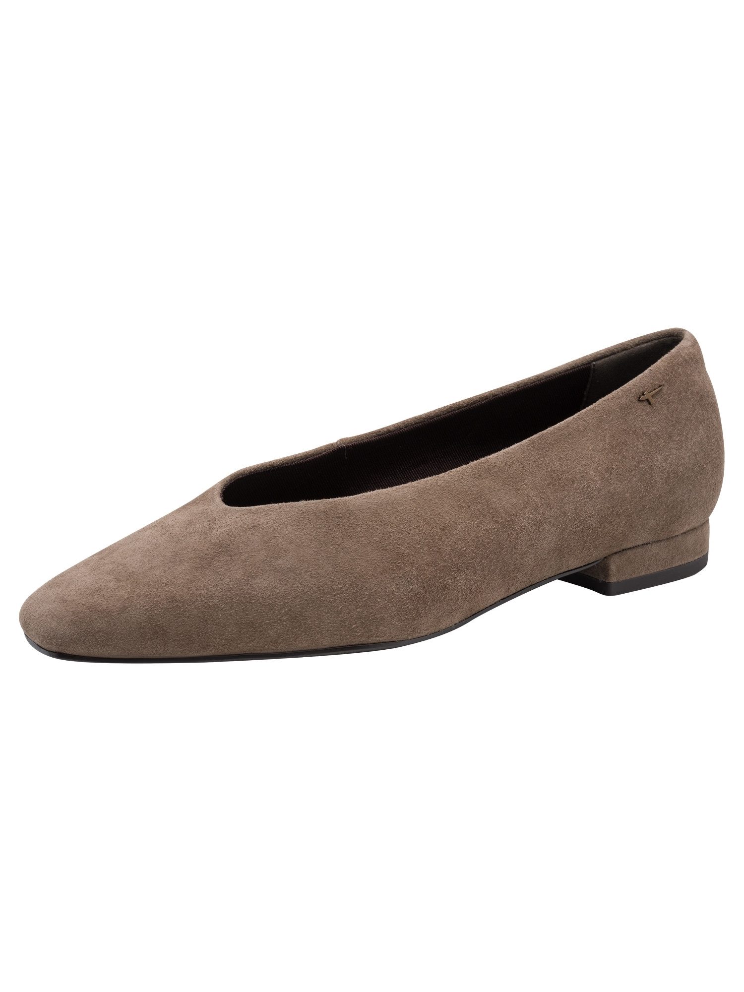 ANTIslide, TOUCH-IT aus Leder Blockabsatz Ballerina