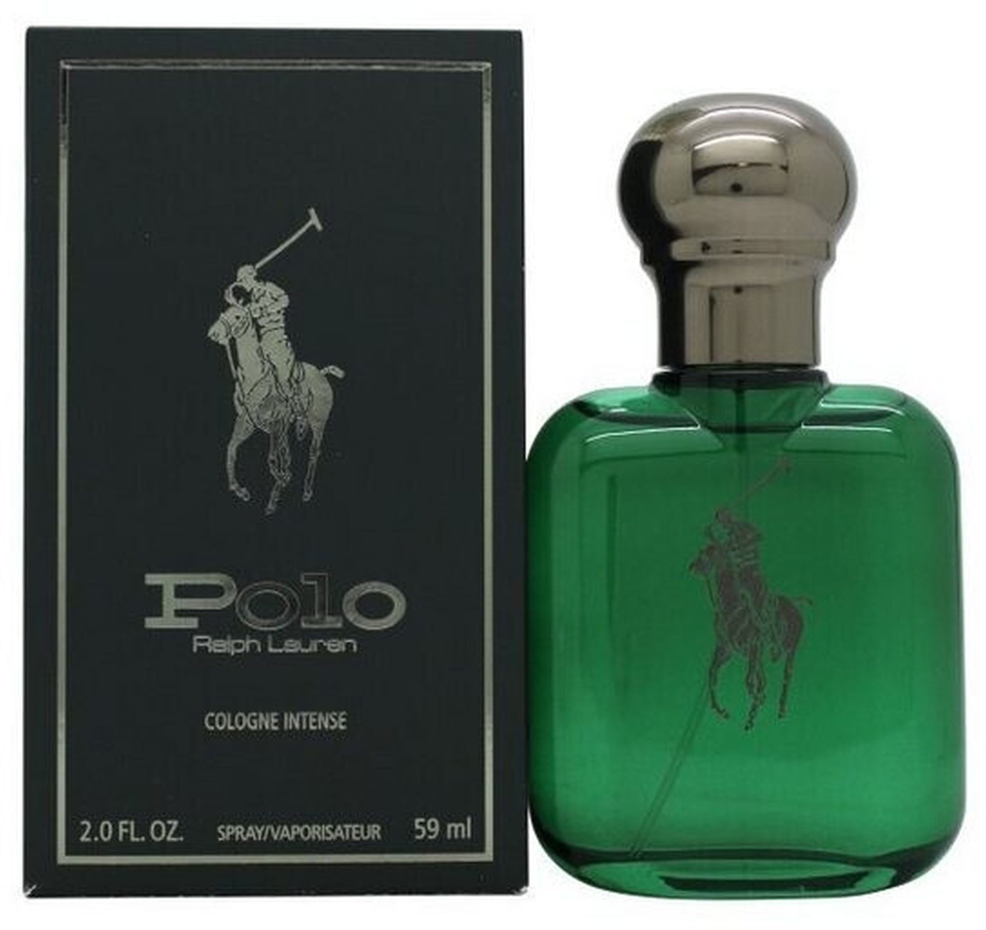 Ralph Lauren Eau de Cologne Intense Green Männer EDC Spray, Holzig-aromatischer Duft mit Basilikum, Thymian, Minze und Grapefruit