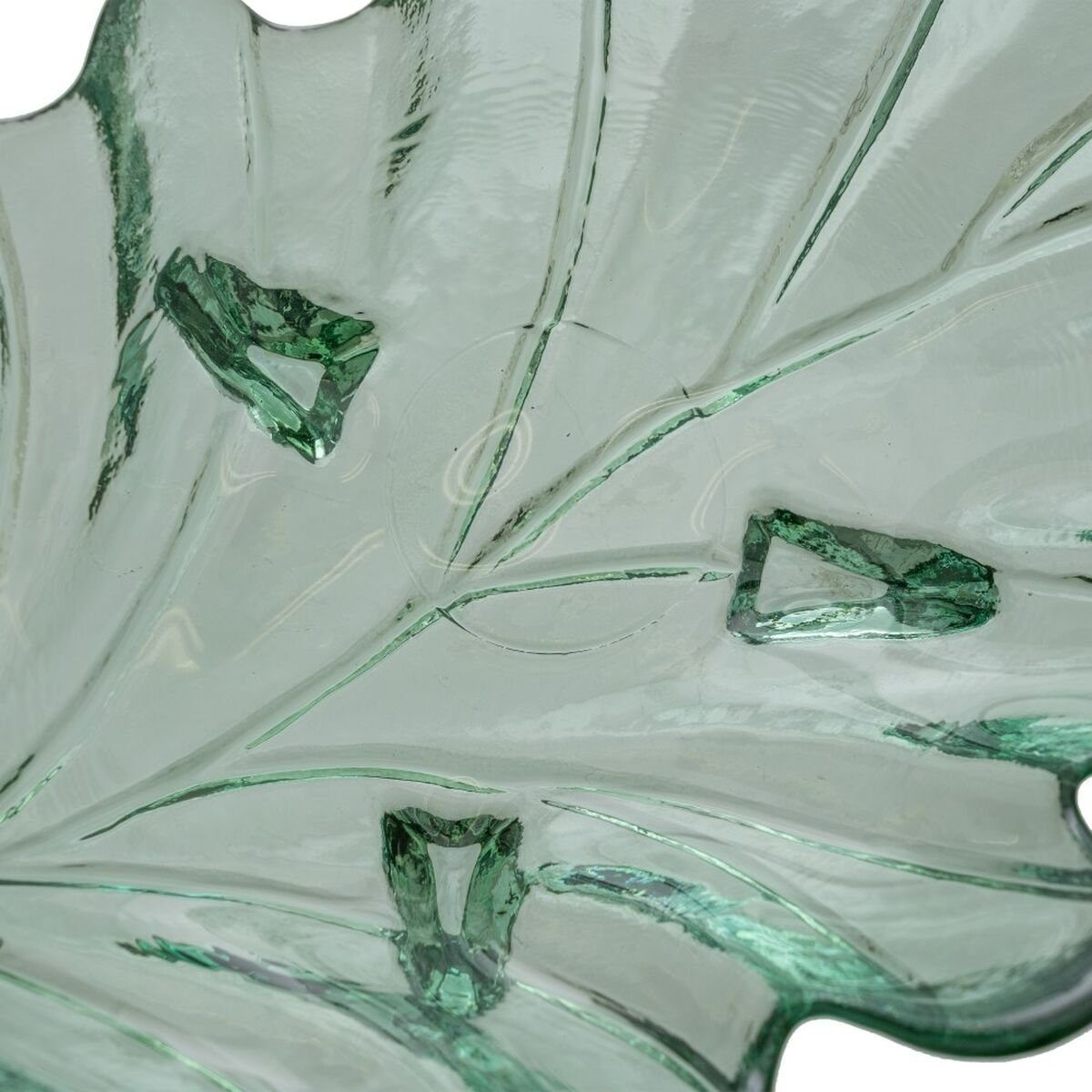 Dekoschale cm Schale 35 11 Bigbuy 19,5 grün Glas x Tischdekoration Recyceltes x