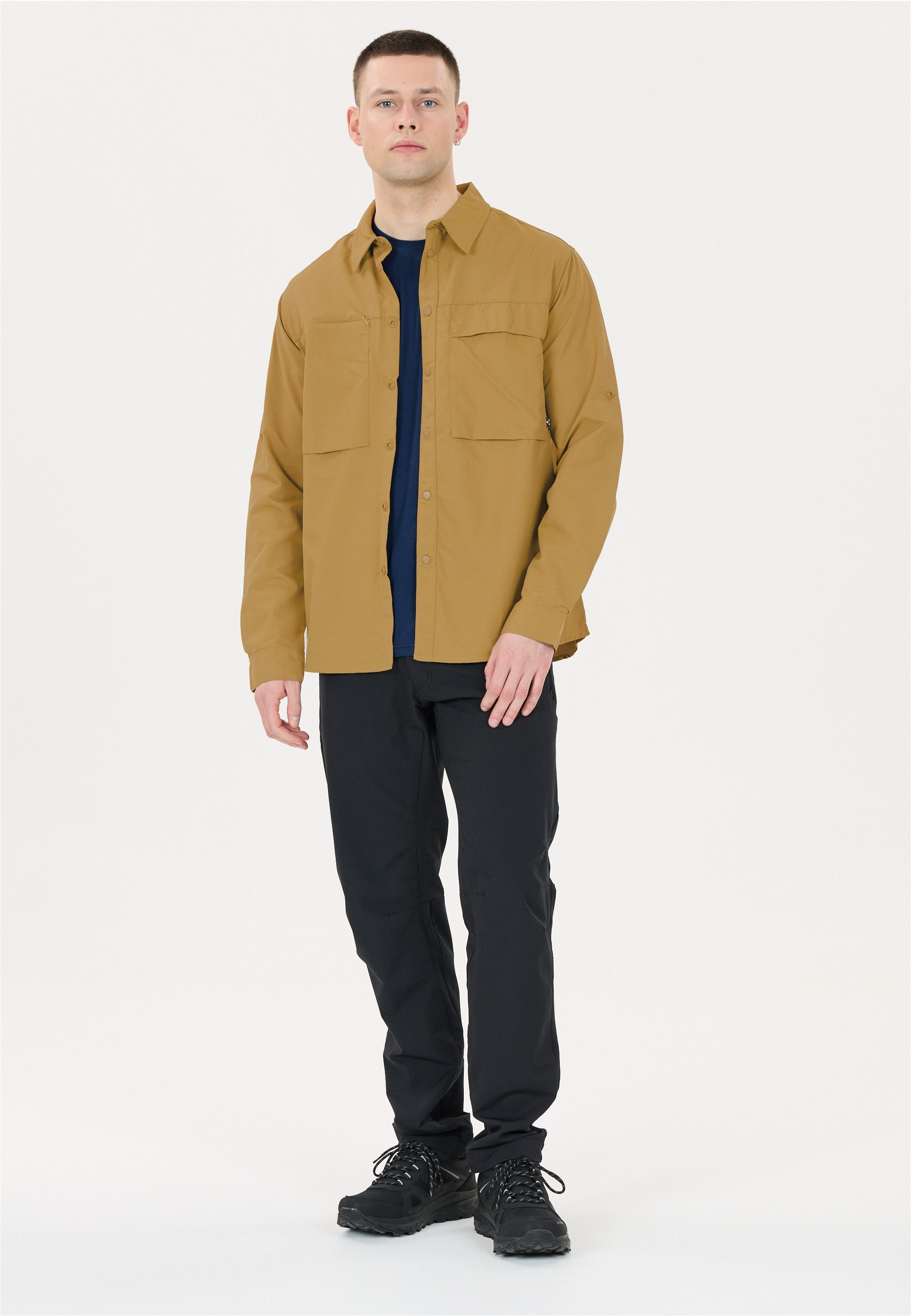 WHISTLER Langarmshirt Elm mit Quick-Dry-Funktion