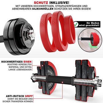 Sportstech Hantel AH300, Abnehmbare Silikonüberzüge