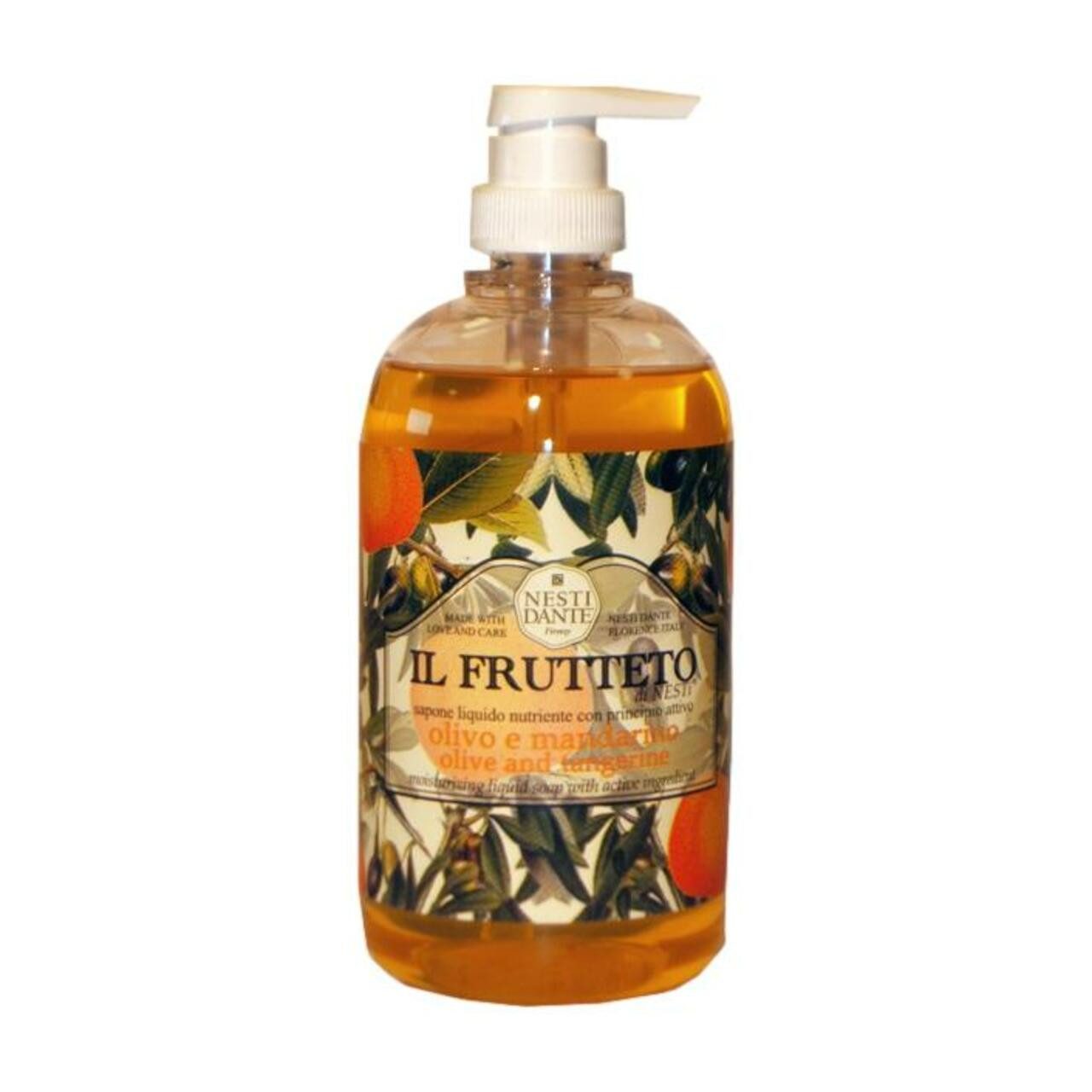 Nesti Dante Flüssigseife Il Frutteto di Nesti Liquid Soap Olive and Tangerine, für Alle Hauttypen