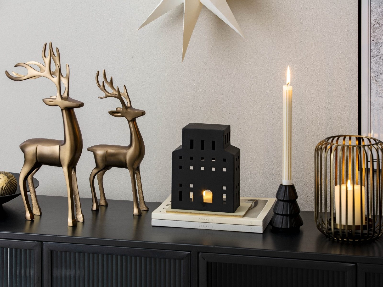 Villeroy & Boch Kerzenständer Christmas Chic Kerzenständer Baum schwarz 10,5cm – Bild 5 von 5
