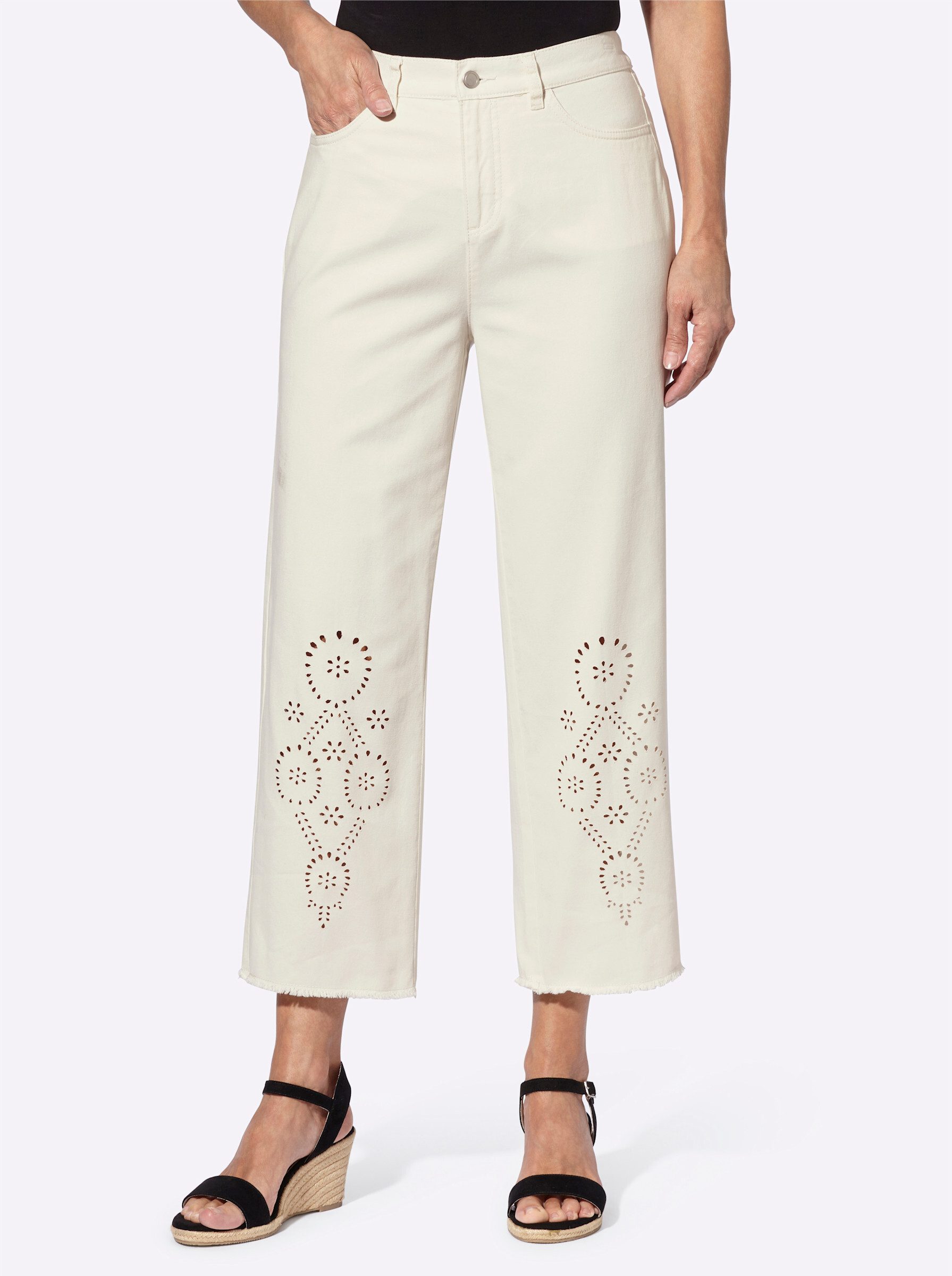 Bequeme Jeans 7/8-Jeans komfortabel
