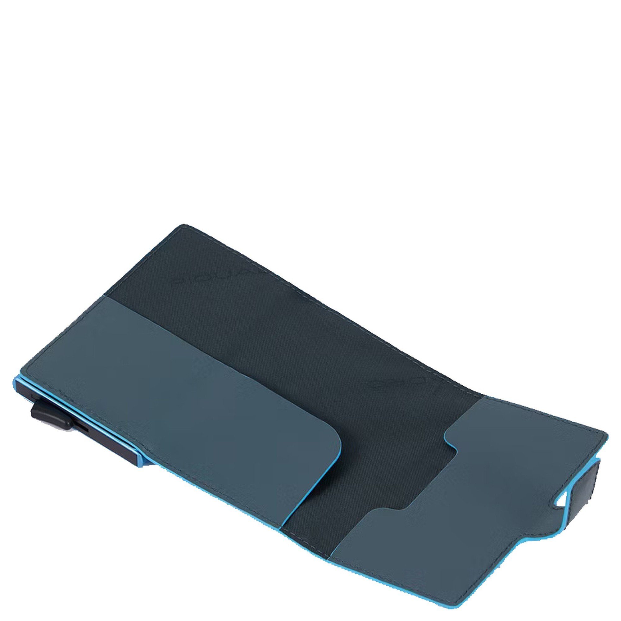 (1-tlg) 11cc grey cm RFID - Kreditkartenetui 10 Square Blue Geldbörse Piquadro green