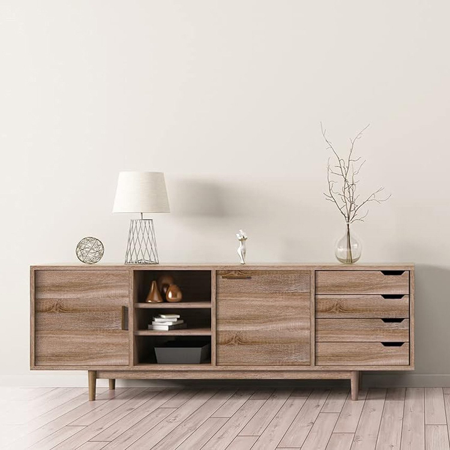 d-c-fix Möbelfolie Sonoma Eiche hell - selbstklebende Dekfolie Klebefolie Möbel Küche, Designfolie - abwaschbar, zuschneidbar und rückstandslos entfernbar
