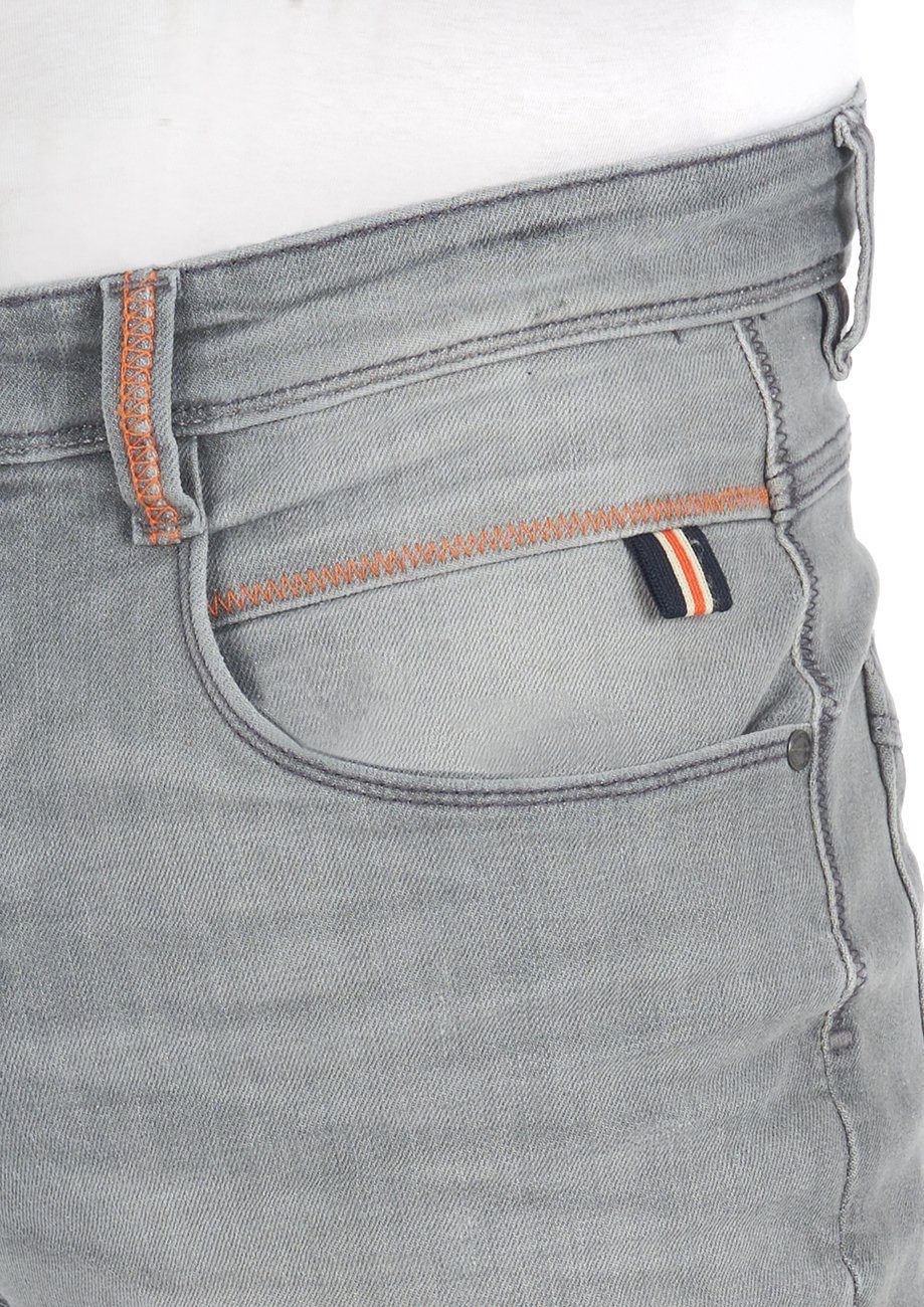 Stretch RIVCaspar Grey Hose Fit Denim Jeanshose mit (G104) riverso Herren Slim Slim-fit-Jeans Denim