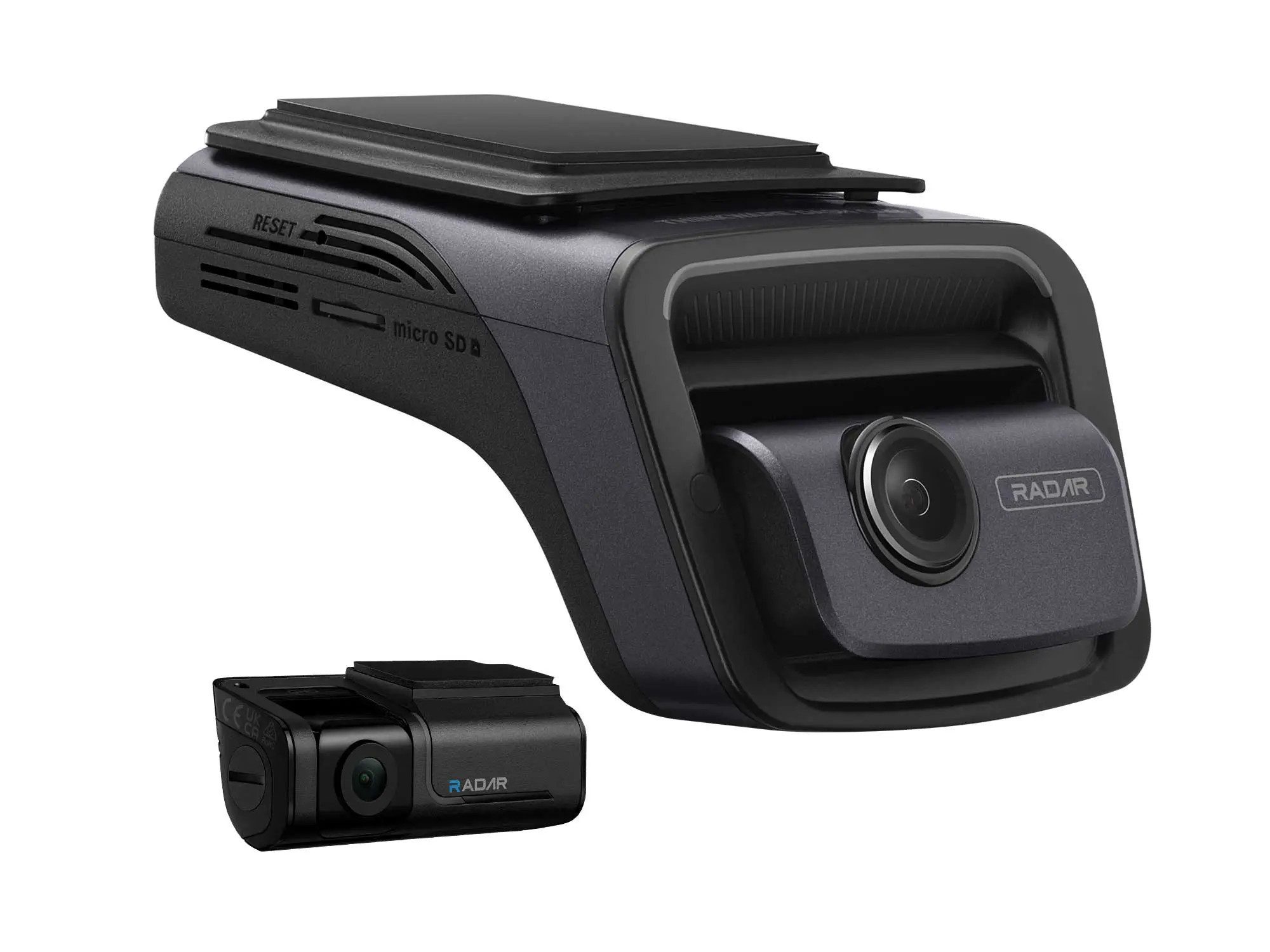 Thinkware U3000 Front & Rear Dashcam (4K Ultra HD, Dual-band Wi-Fi, Bluetooth, Parküberwachung, Bewegungs- und Aufprallerkennung, Radar Parkmodus)