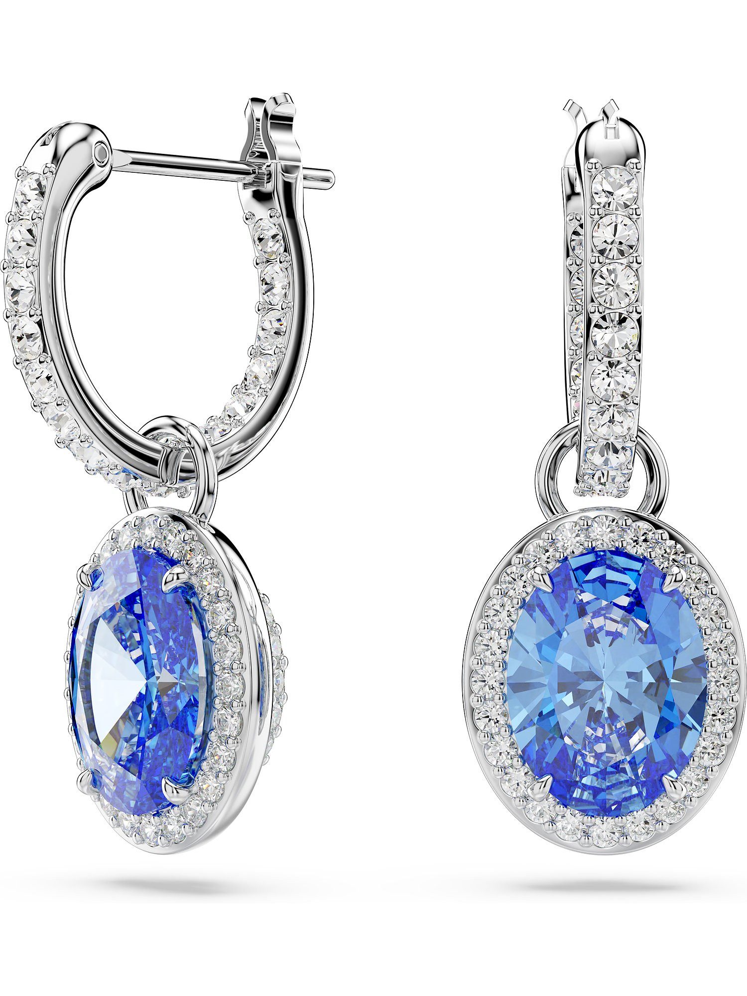 Paar Creolen Swarovski Damen-Creolen Metall Swarovski-Kristall