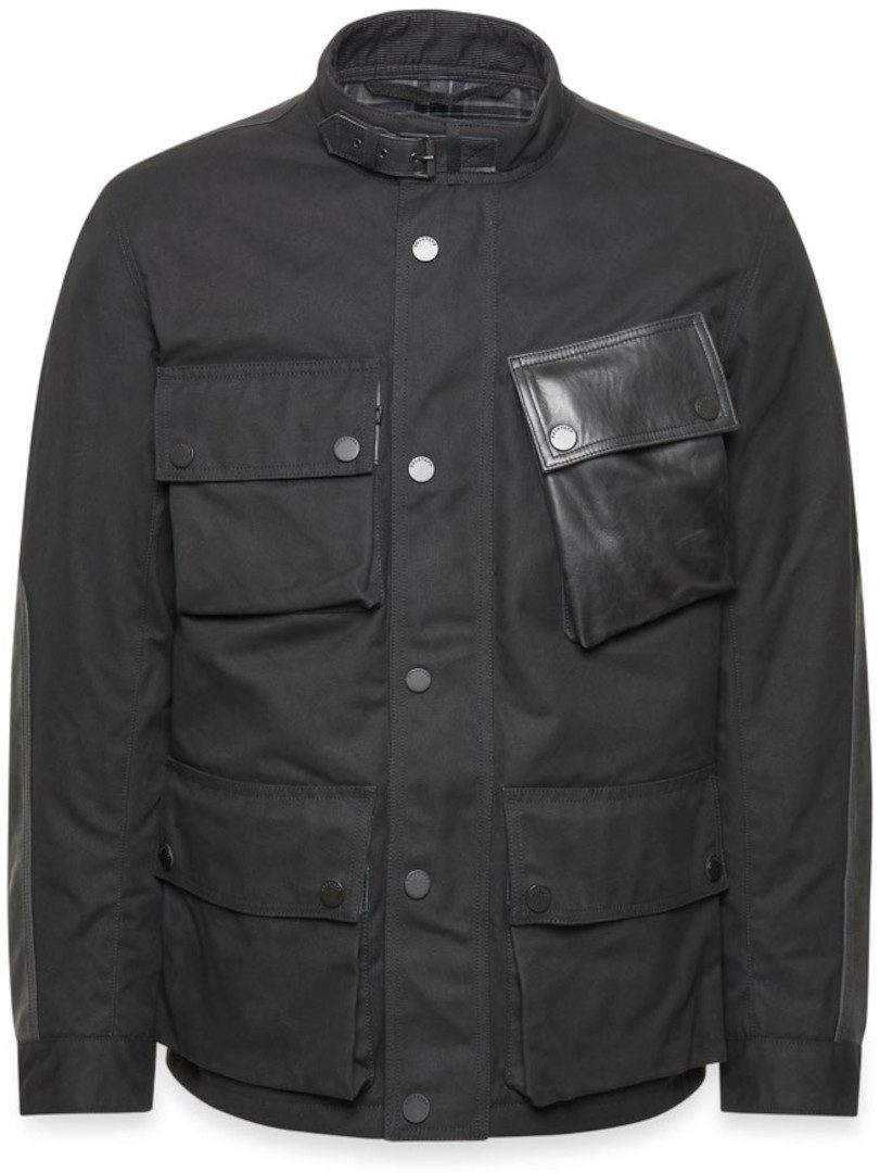 Belstaff Motorradjacke Trackmaster wasserdichte Motorrad Waxjacke Ellenbogenprotektoren enthalten,Schulterprotektoren enthalten,was