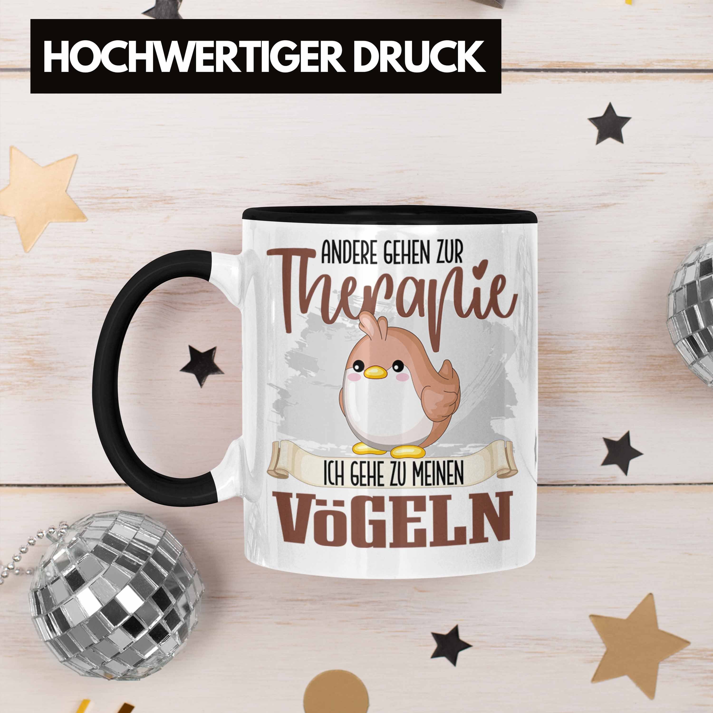 Schwarz Tasse Spruch Besitzer Züchter Vogel Lustiger Vogel Trendation Tasse Liebha Geschenkidee