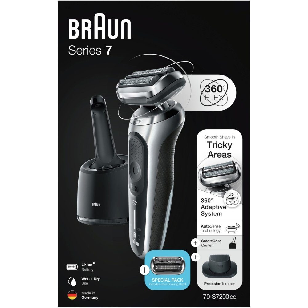 Braun Elektrorasierer 70-S7200cc - Series - Rasierer silber 7