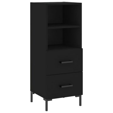 vidaXL Kleiderschrank Regal Highboard Schrank Hochschrank Schwarz 34,5x34x180 cm Holzwerksto