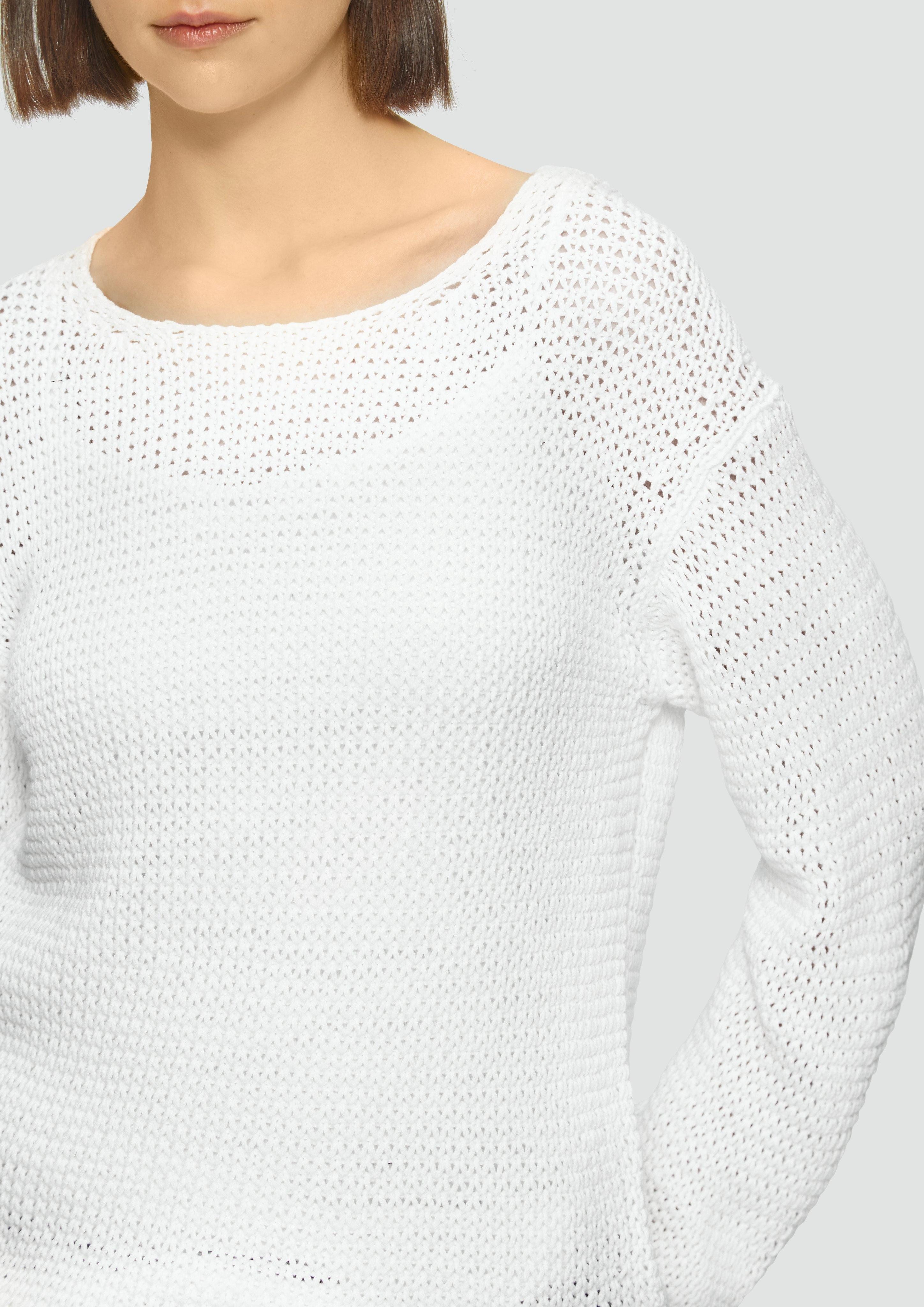 s.Oliver Strickpullover Locker gestrickter Pullover mit günstig online kaufen