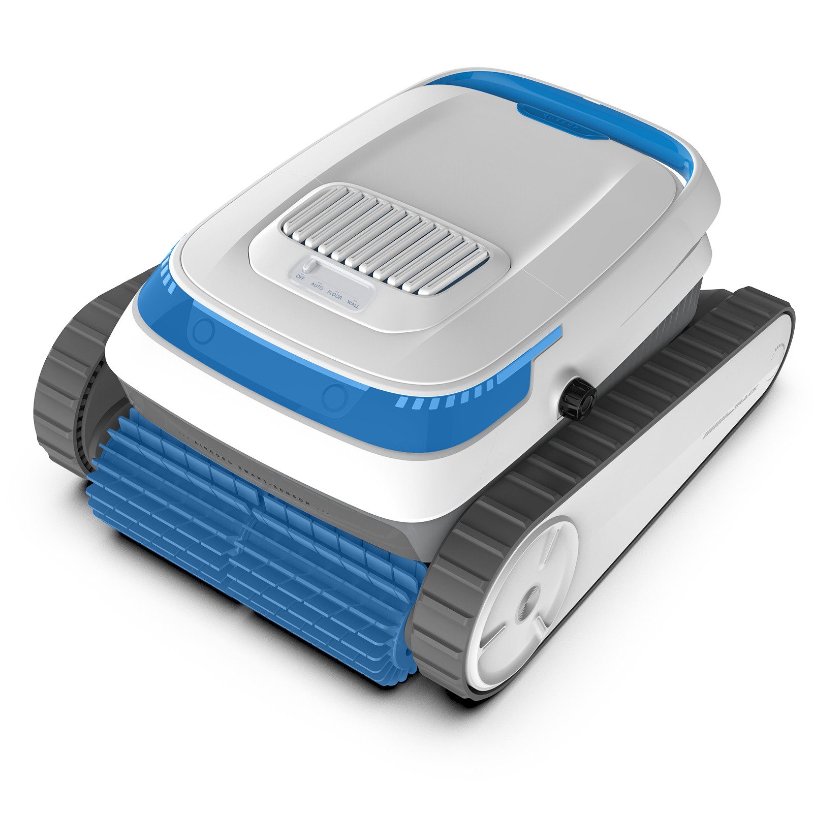 Poolroboter PC10 Kabelloser Roboter-Poolreiniger, 120mins Laufzeit, 170m², Blau