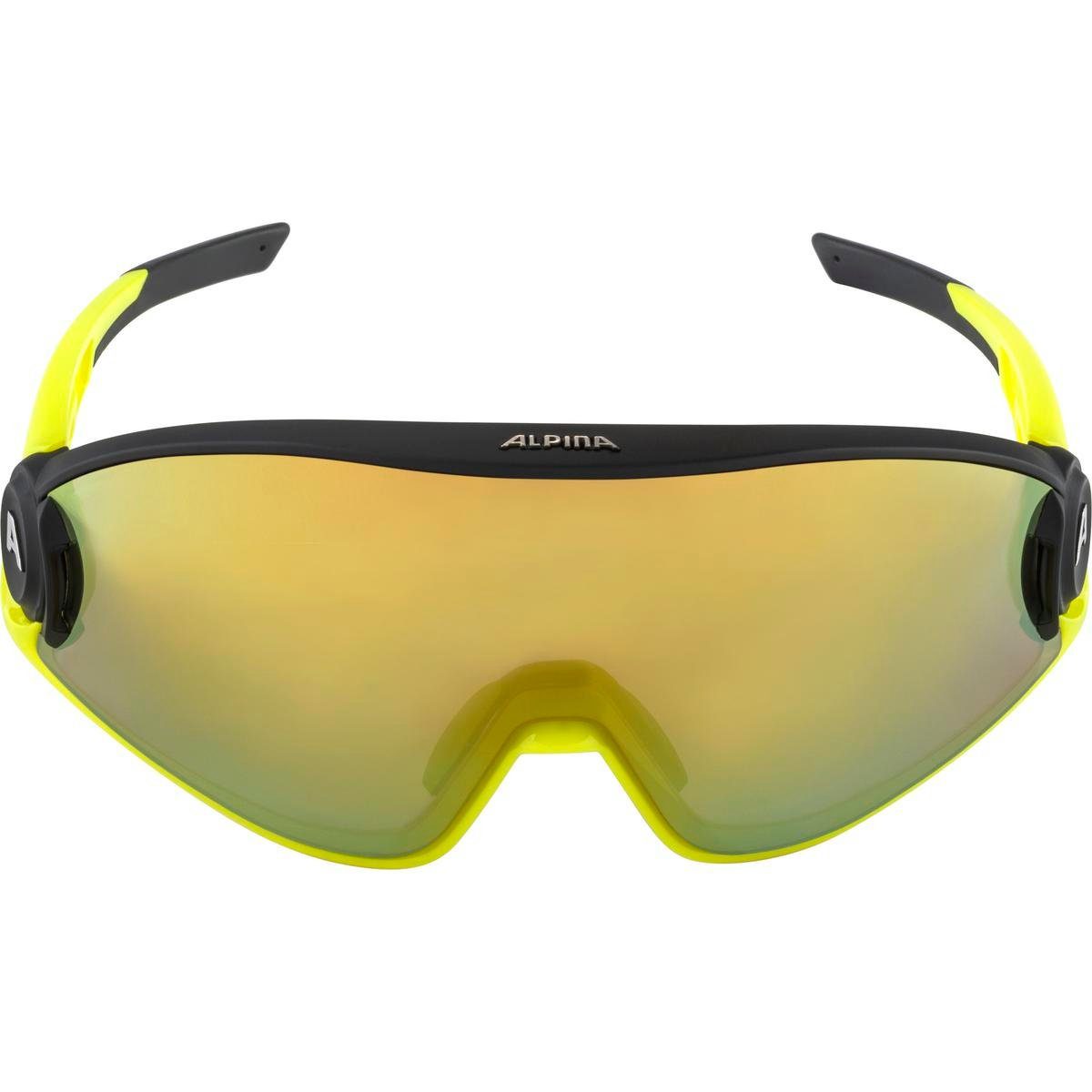 A8654.5.32 Sportbrille Sonnenbrille 5W1NG Alpina black Alpina Q+CM mat