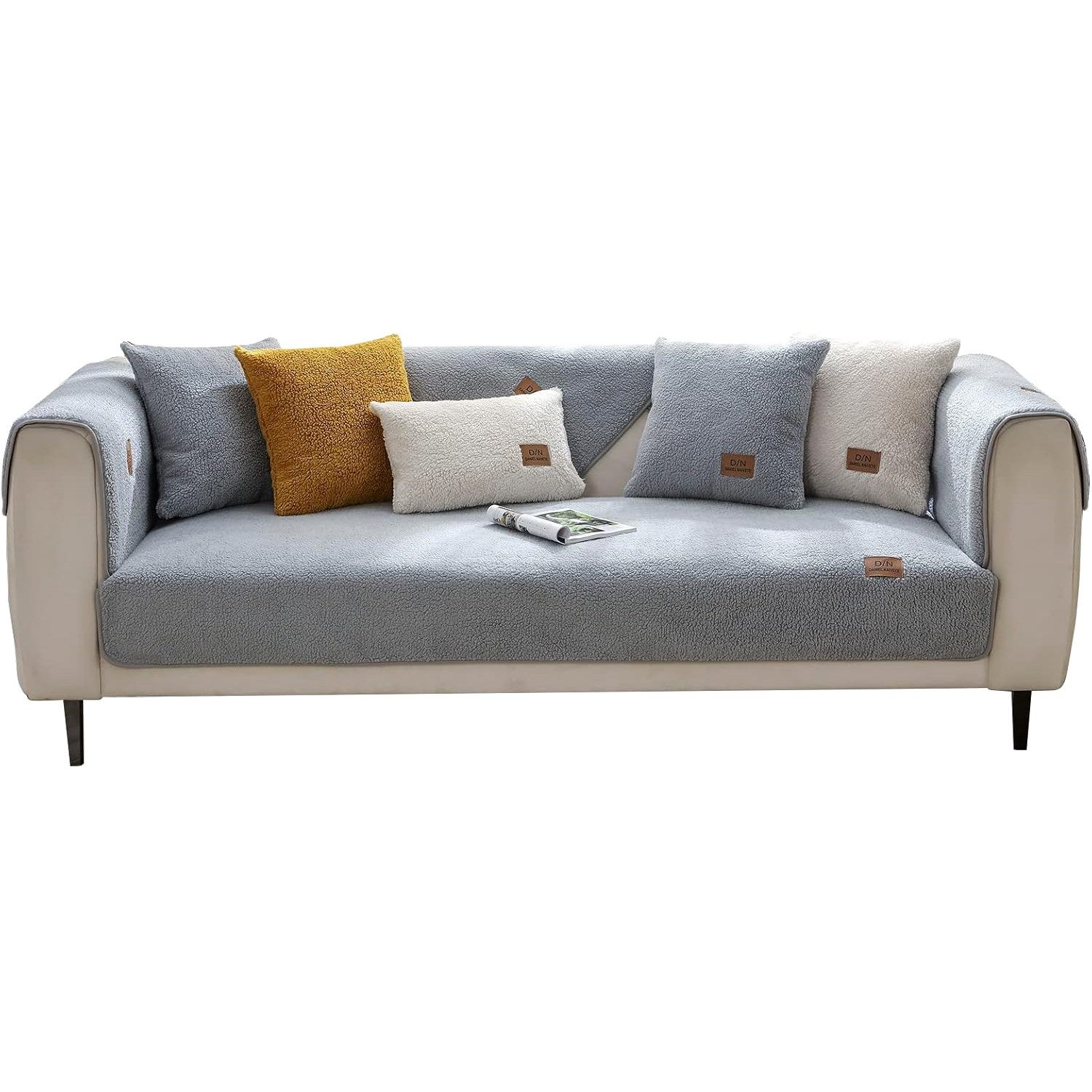 NUODWELL Sofahusse Hussen-Set Sofa Abdeckung Kissen günstig online kaufen