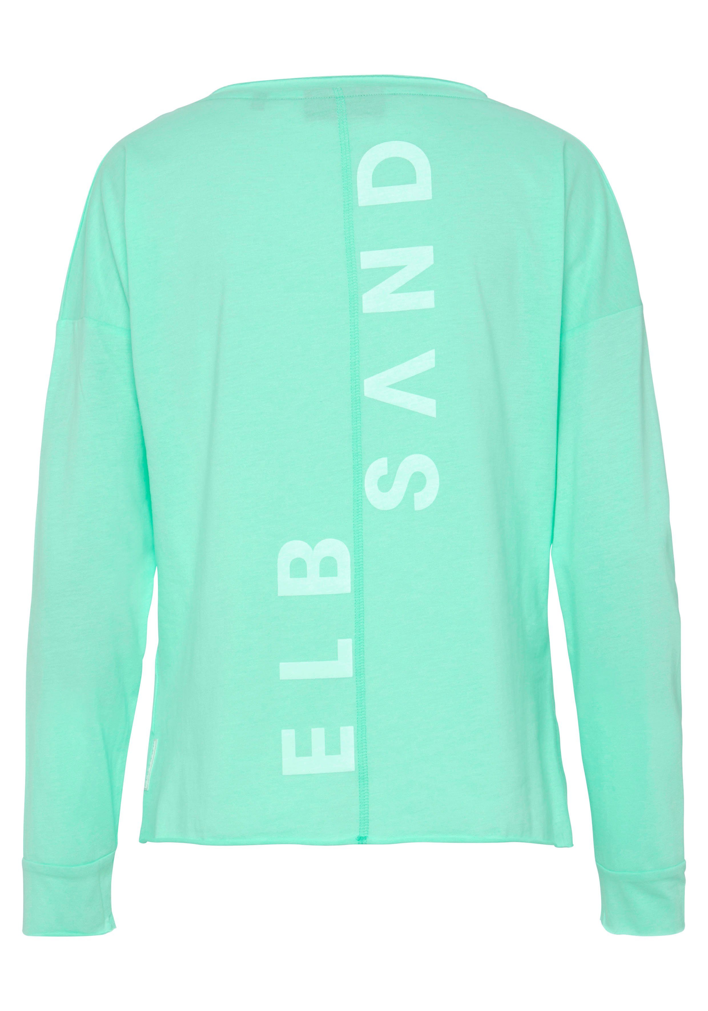 Elbsand Langarmshirt Raina mit Logoprint hinten, günstig online kaufen