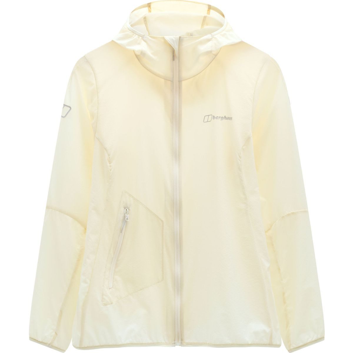 Berghaus Windbreaker Pendower Wind Jacket AF Winddichte Damenjacke für Nordic Walking mit verstellbarer Kapuze und