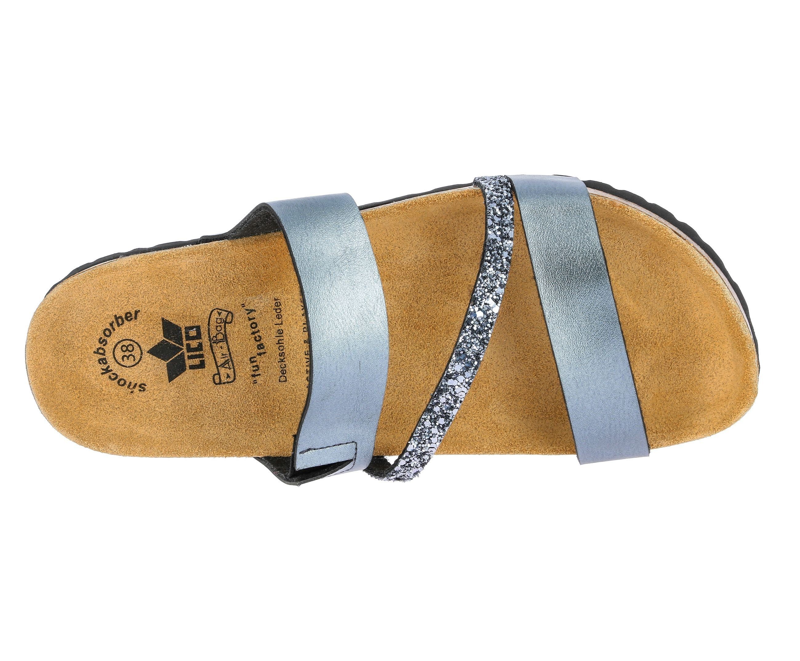 Lico Pantolette Bioline Glitter Pantolette