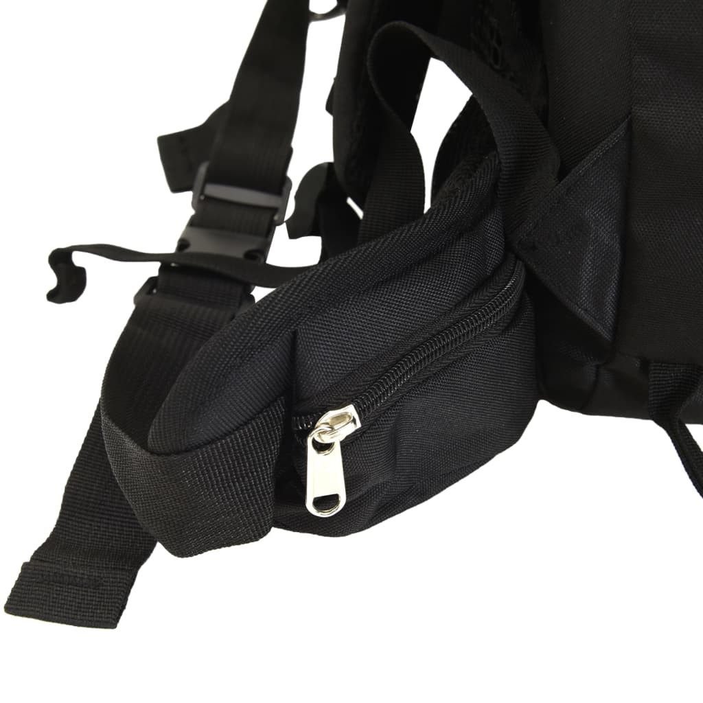 vidaXL Rucksack Wanderrucksack Schwarz 60 L Oxford-Gewebe (1-tlg) – Bild 5 von 5