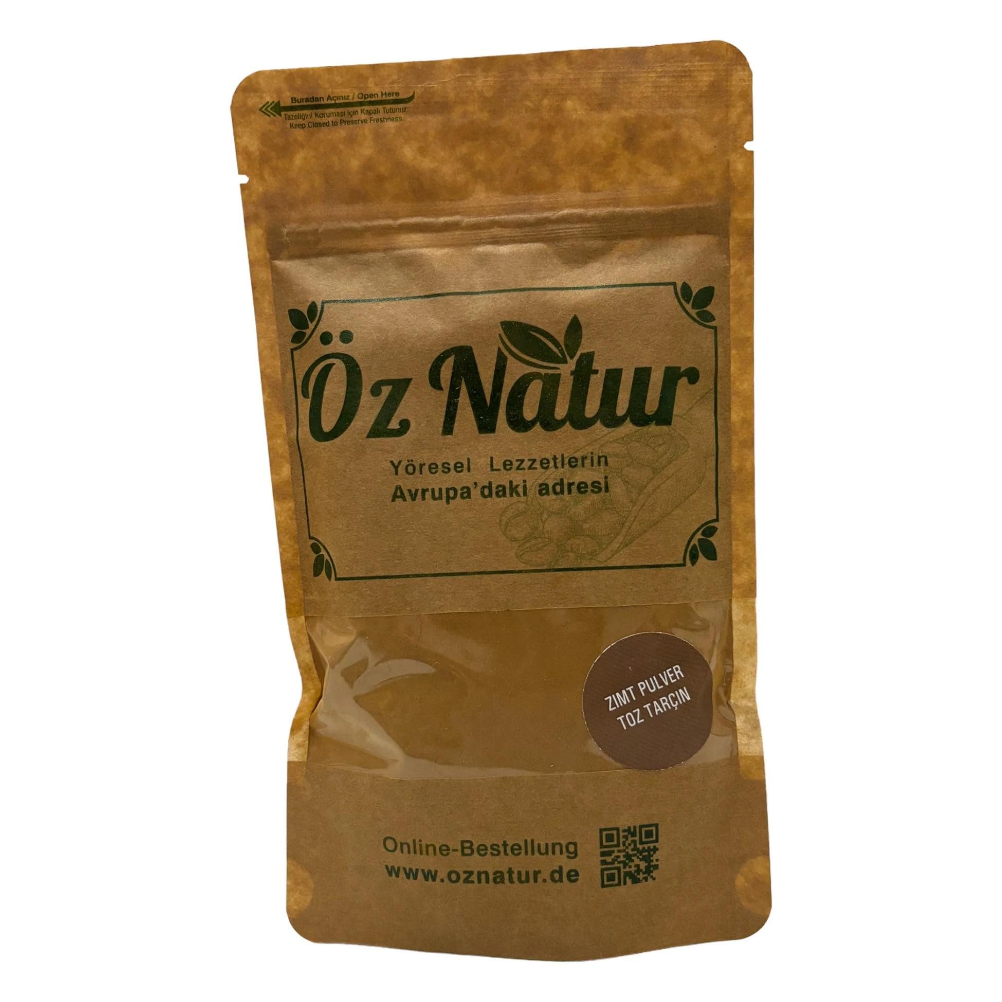 Öz Natur Gewürz, Zimtpulver Gemahlen 150g