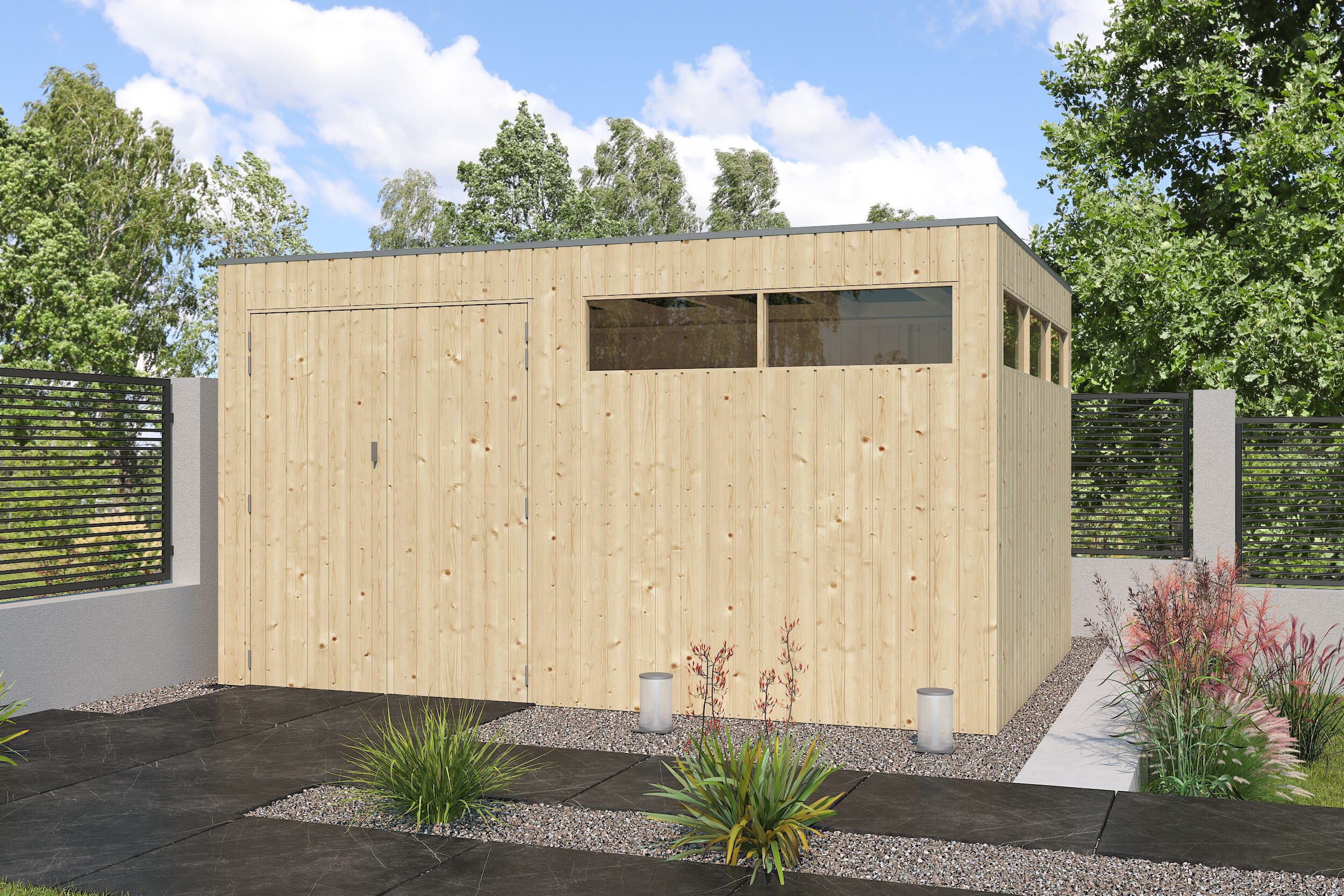 Fjordholz Gartenhaus QBV-Line 11,89 m²