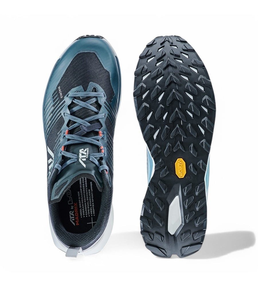 Lowa Madrix (Textil, atmungsaktiv) navyblau/grau Herren Laufschuh