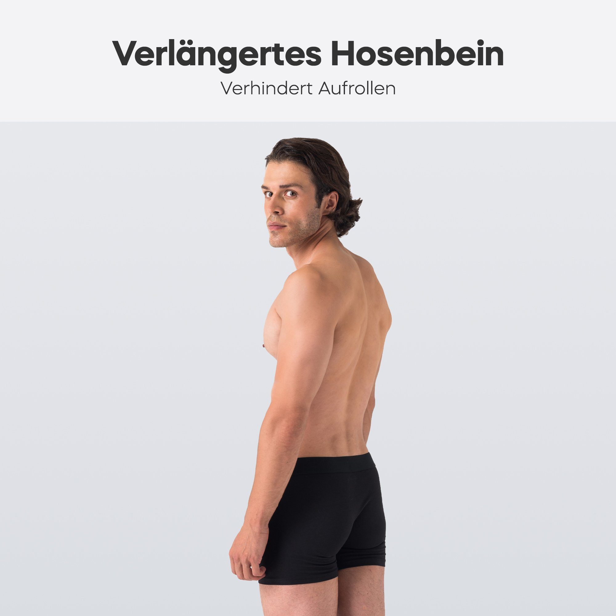 Barrio 13 Boxershorts Herren Retroshorts Unterhosen aus Baumwolle (Packung, Set, Spar-Pack, 5-St., 5er-Pack) mit Komfortbund, ohne Logo – Bild 3 von 5