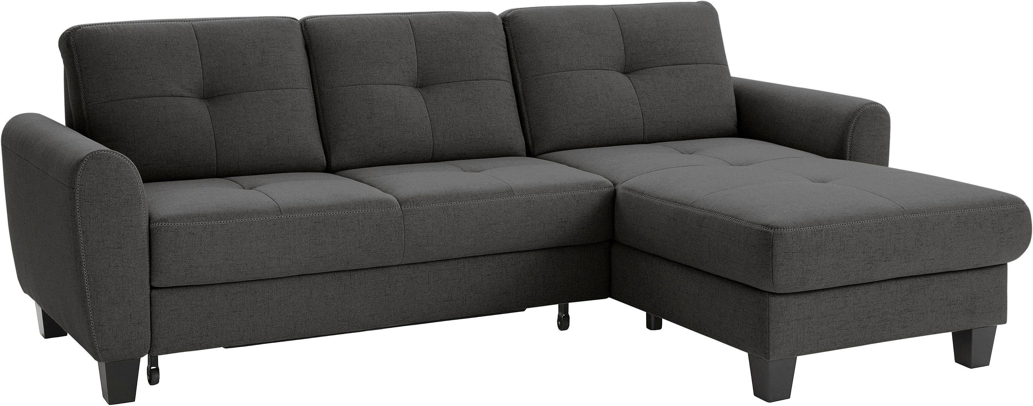 sit&more Ecksofa Varese L-Form, mit Federkern, günstig online kaufen
