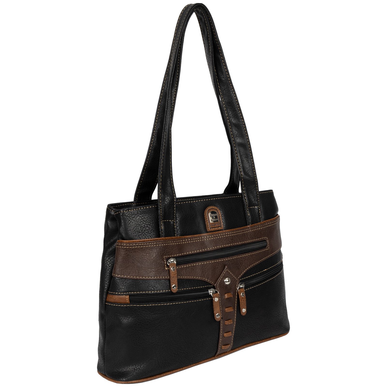 EAAKIE Umhängetasche Damen Tasche Schultertasche Umhängetasche Leder Optik Handtasche, als Schultertasche, Umhängetasche tragbar