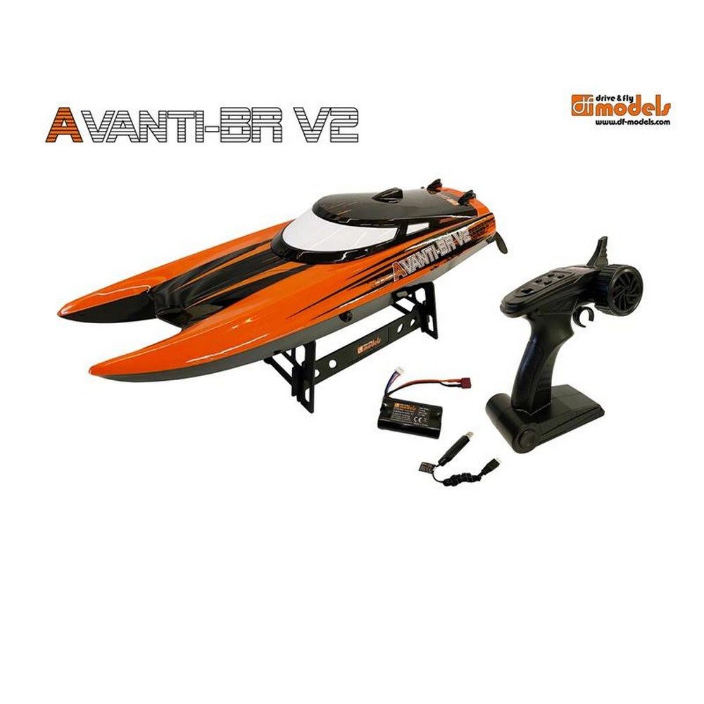 Modellbausatz DF-Models AVANTI BR V2 Boot brushed RTR 3640