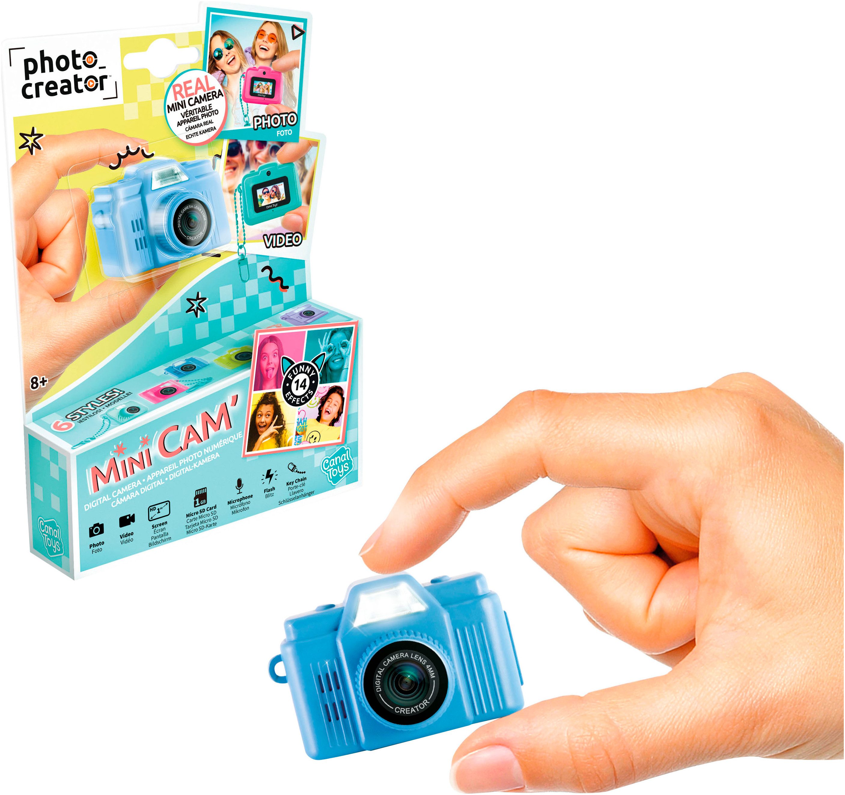 Canal Toys Mini-Digitalkamera Kinderkamera (Lieferung erfolgt farblich Variante nicht wählbar)