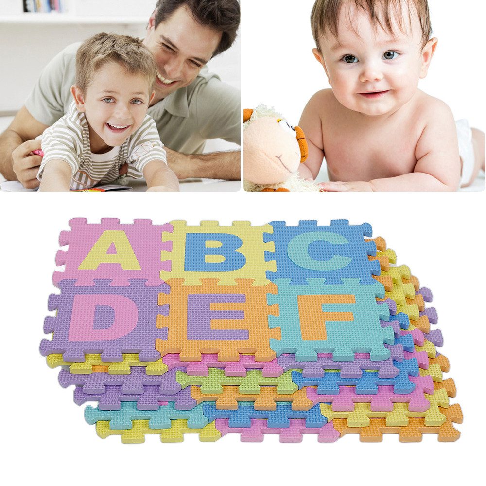 JEOBEST Puzzlematte Bodenschutzmatte Krabbelmatte, Kinder Spielteppich günstig online kaufen