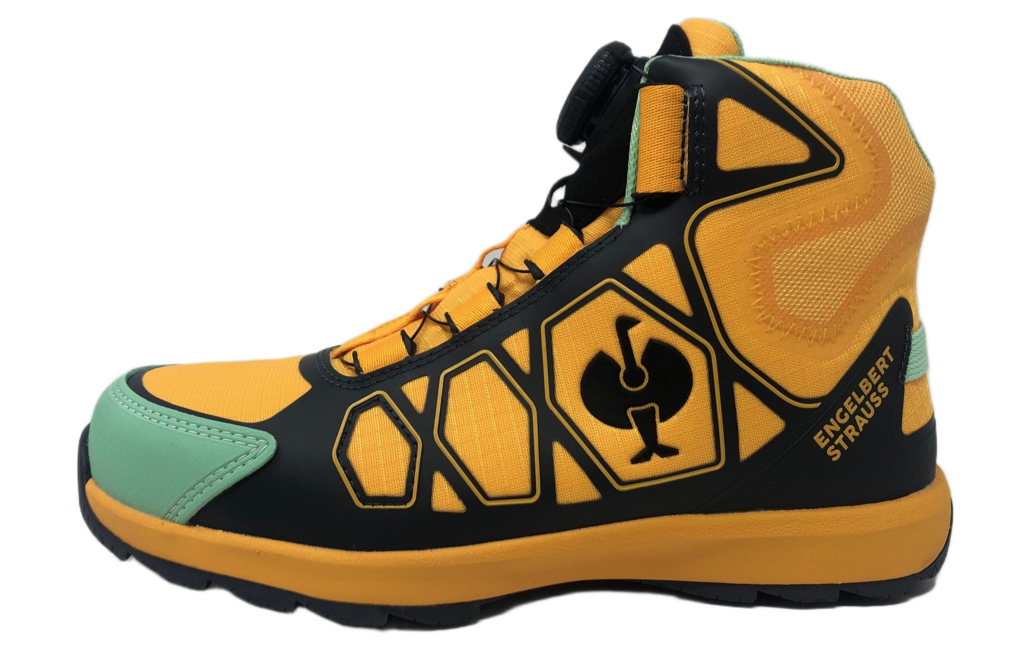 Engelbert Strauss e.s. Baham II Mid S1P Sicherheitsschuhe Herren – Stahlkappe Sicherheitsschuh BOA-Drehverschluss, Stahlkappe, durchtrittsicher