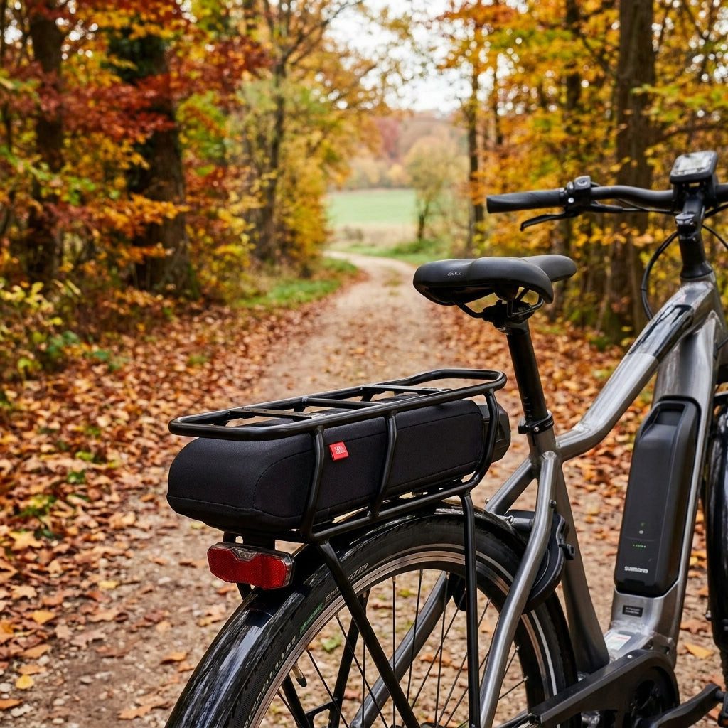 Fahrer Rahmenschutzband Fahrer Akkuschutz für Shimano Steps E6000 Gepäckträgerakku