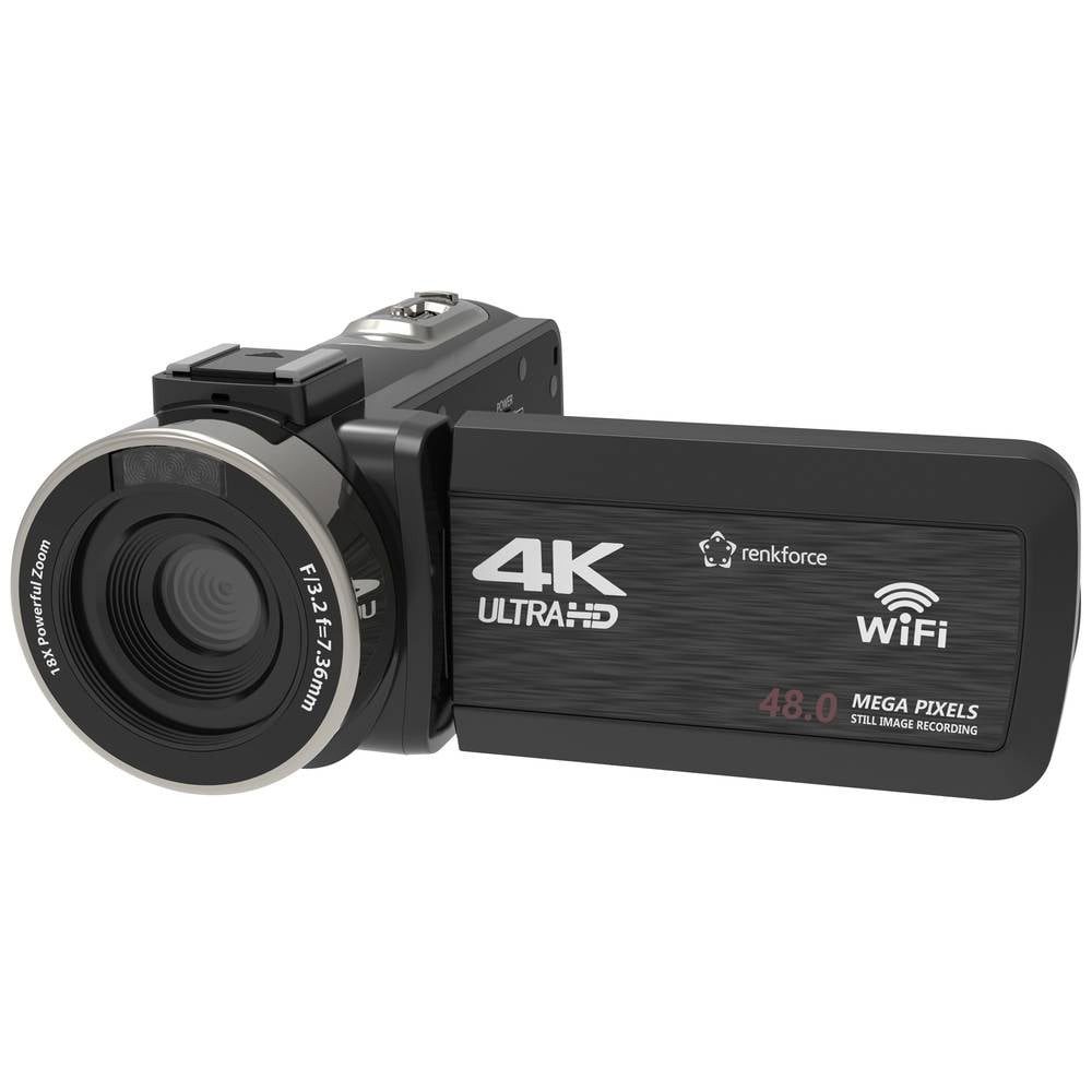 4K 7.6 cm/3″ Camcorder mit WLAN und Fernbedienung Camcorder
