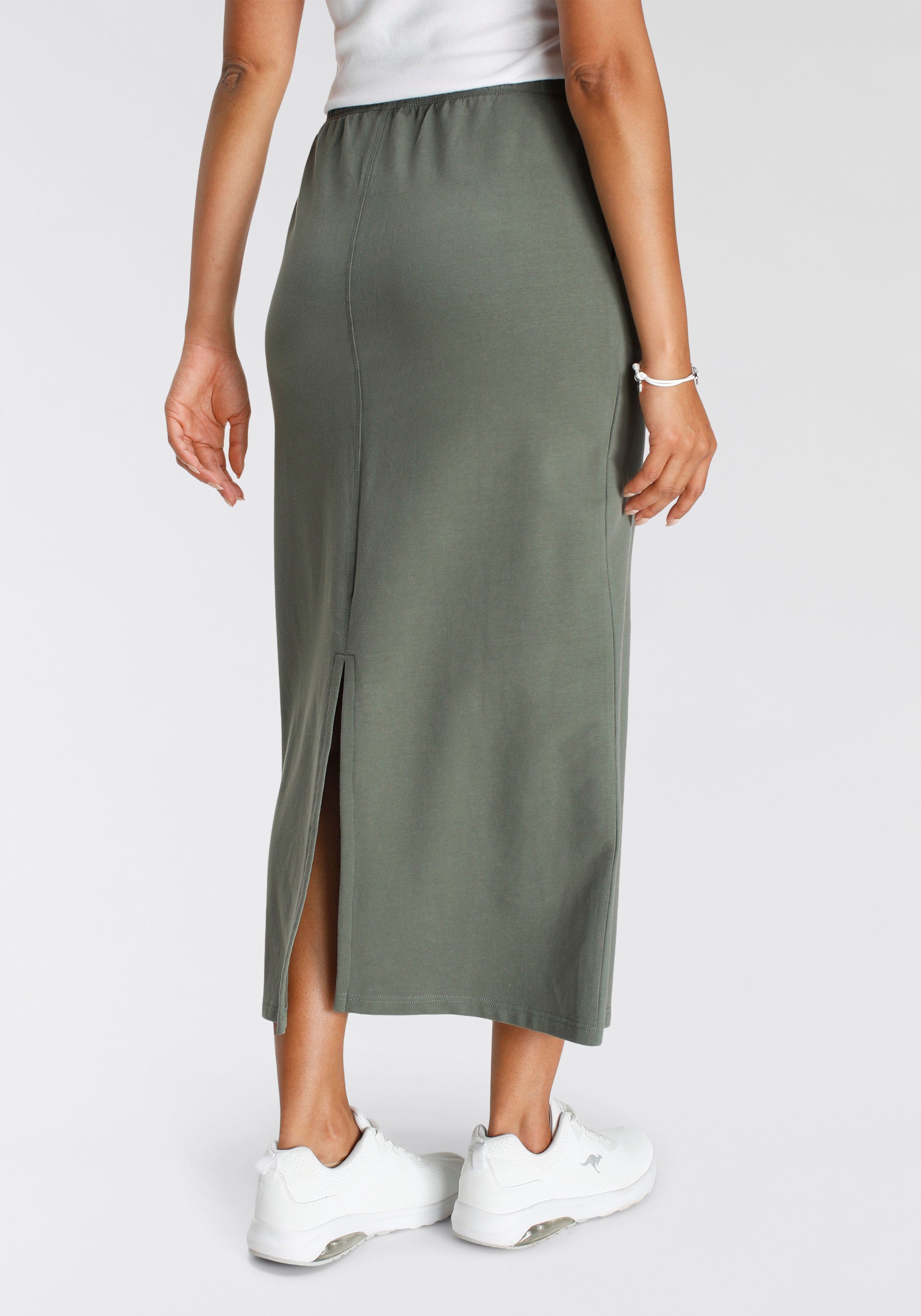 KangaROOS Sweatrock in Midilänge mit Schlitz