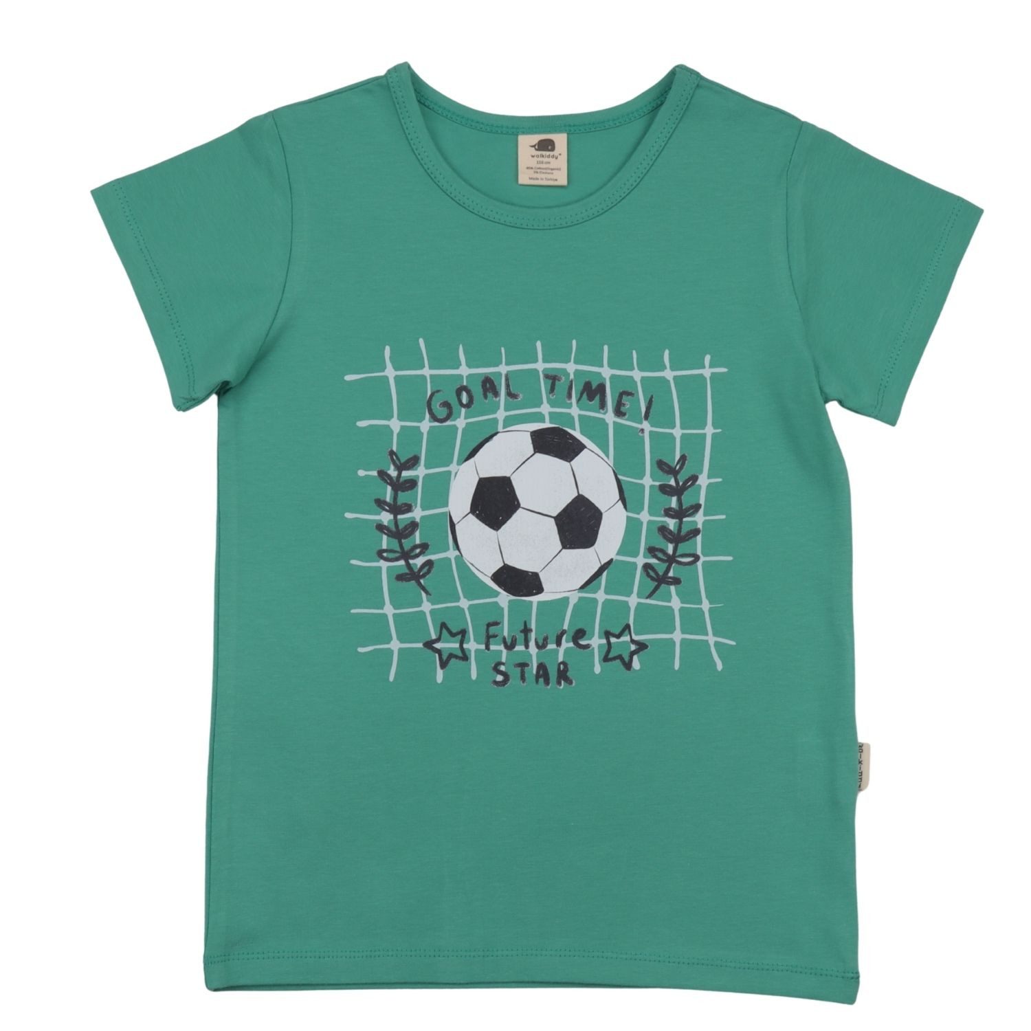 Walkiddy T-Shirt Walkiddy Soccer Stars Kinder Bio Baumwolle GOTS Green Bio Baumwolle,GOTS, Kinderbekleidung,nachhaltige Klamotten,T-Shirt
