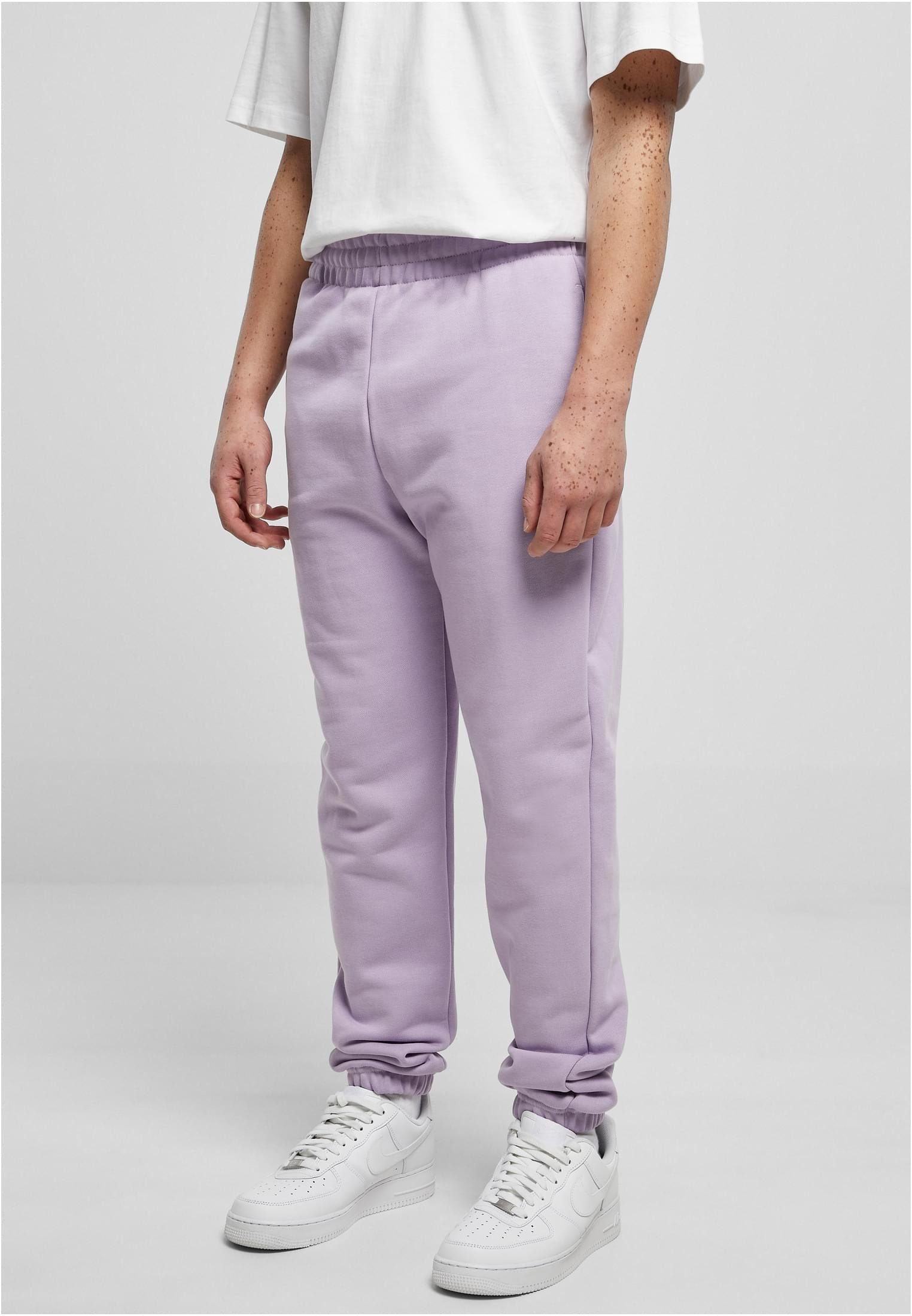 URBAN CLASSICS Stoffhose Herren Ultra Heavy Sweatpants (1-tlg) lilac | Trainingshosen