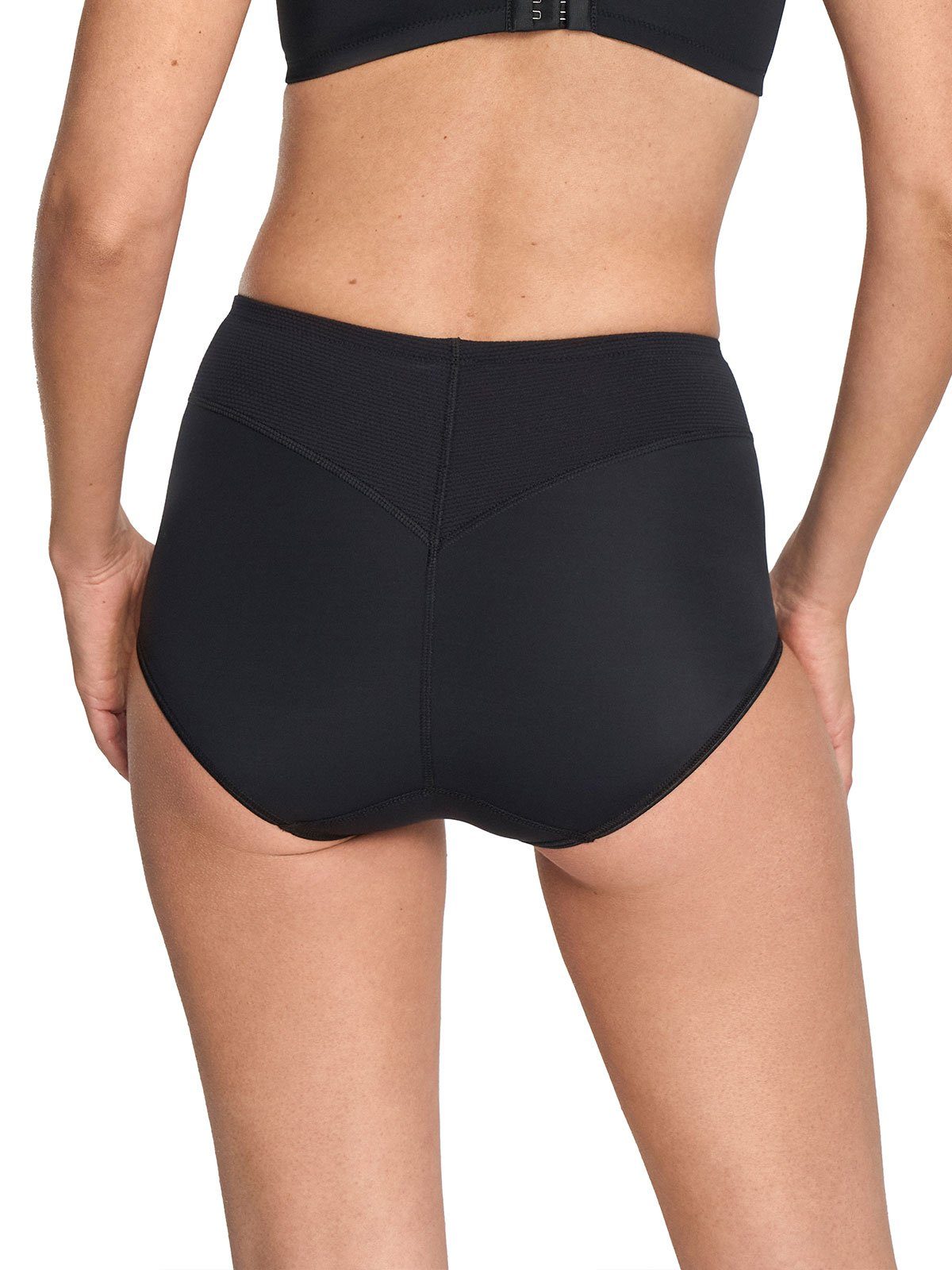 Susa 1-St) (Stück, Capri schwarz Bauchformend Miederslip Miederslip