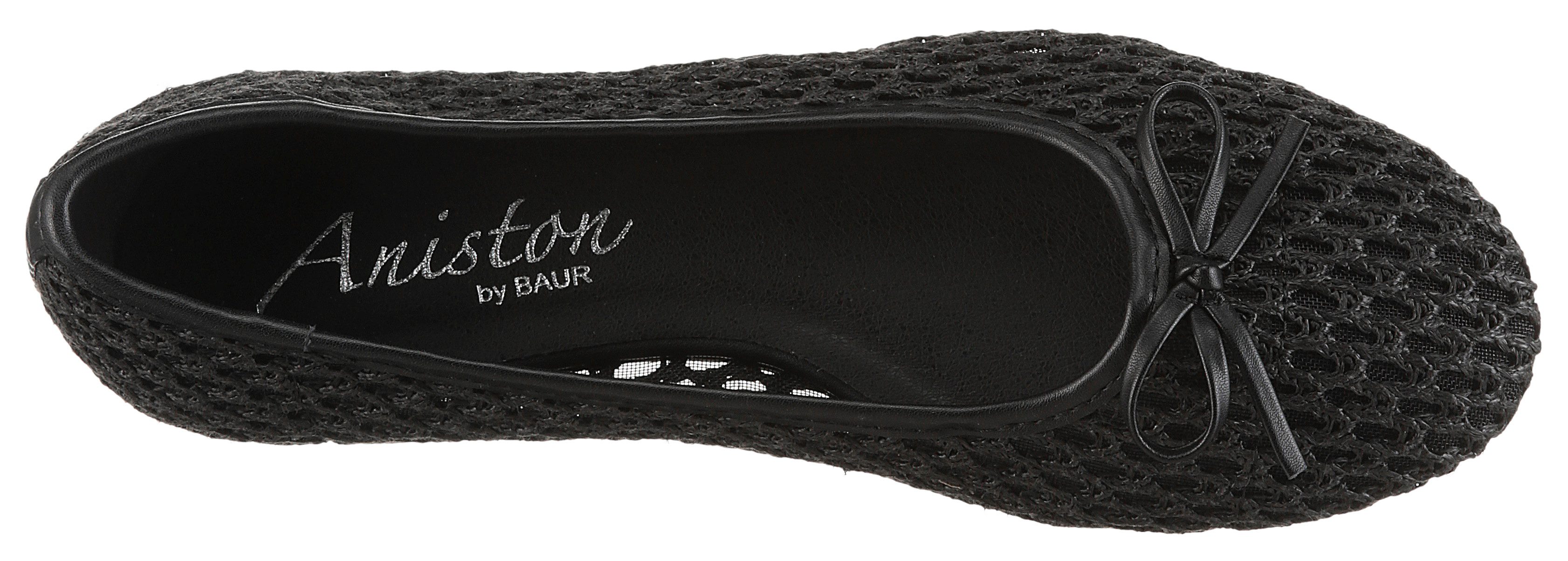 Aniston SHOES Ballerina Loafer, Slipper, Schlupfschuh mit kleiner Schleife- NEUE KOLLEKTION – Bild 5 von 5