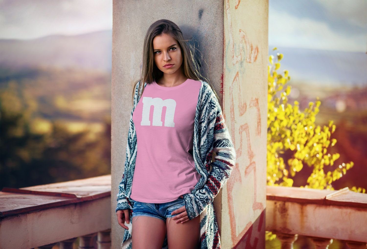 MoonWorks Print-Shirt Damen T-Shirt Gruppen-Kostüm M günstig online kaufen