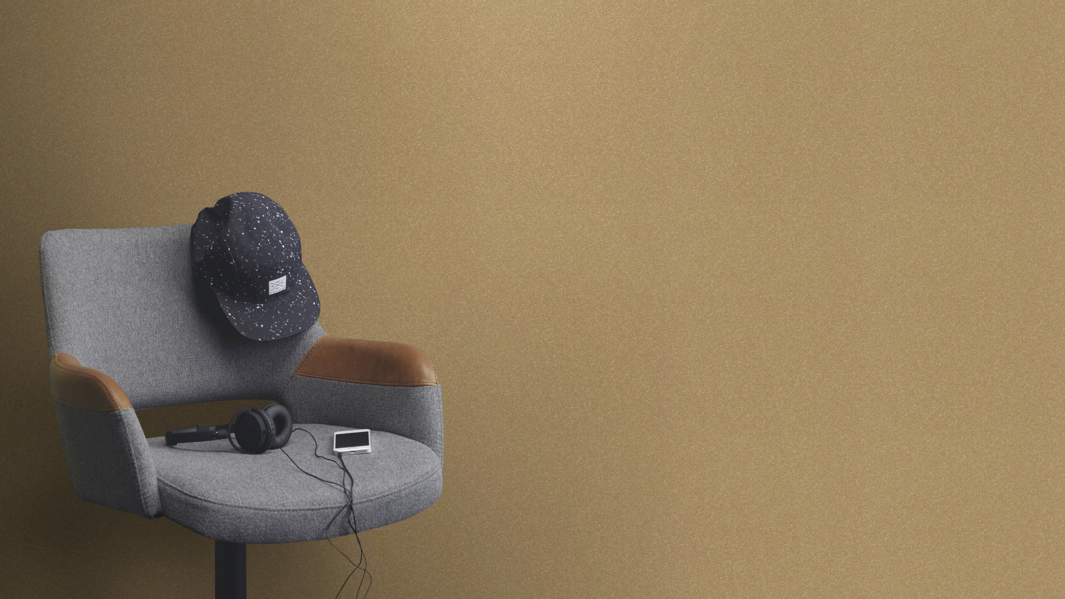 Rasch Vliestapete GLAM, geprägt, uni, (1 St)