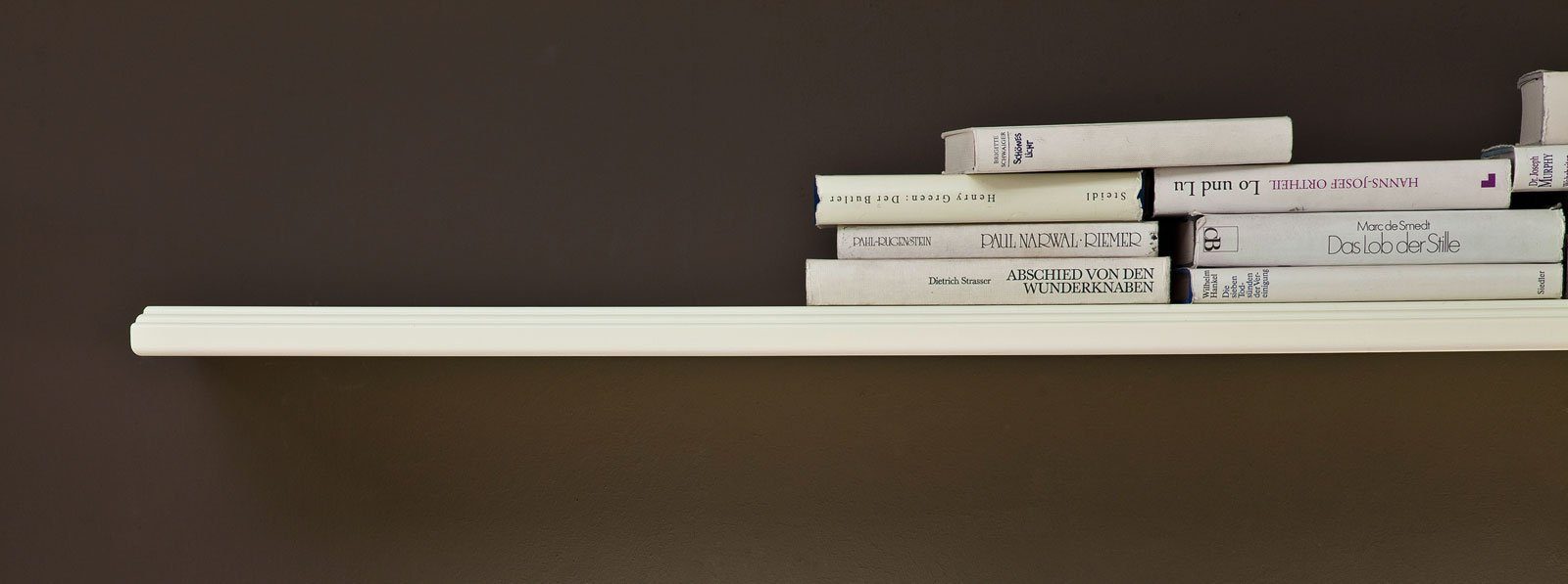 Casamia Wandregal Wandbord Bücherregal Padua B125cm mit/ ohne LED-Beleuchtung massiv