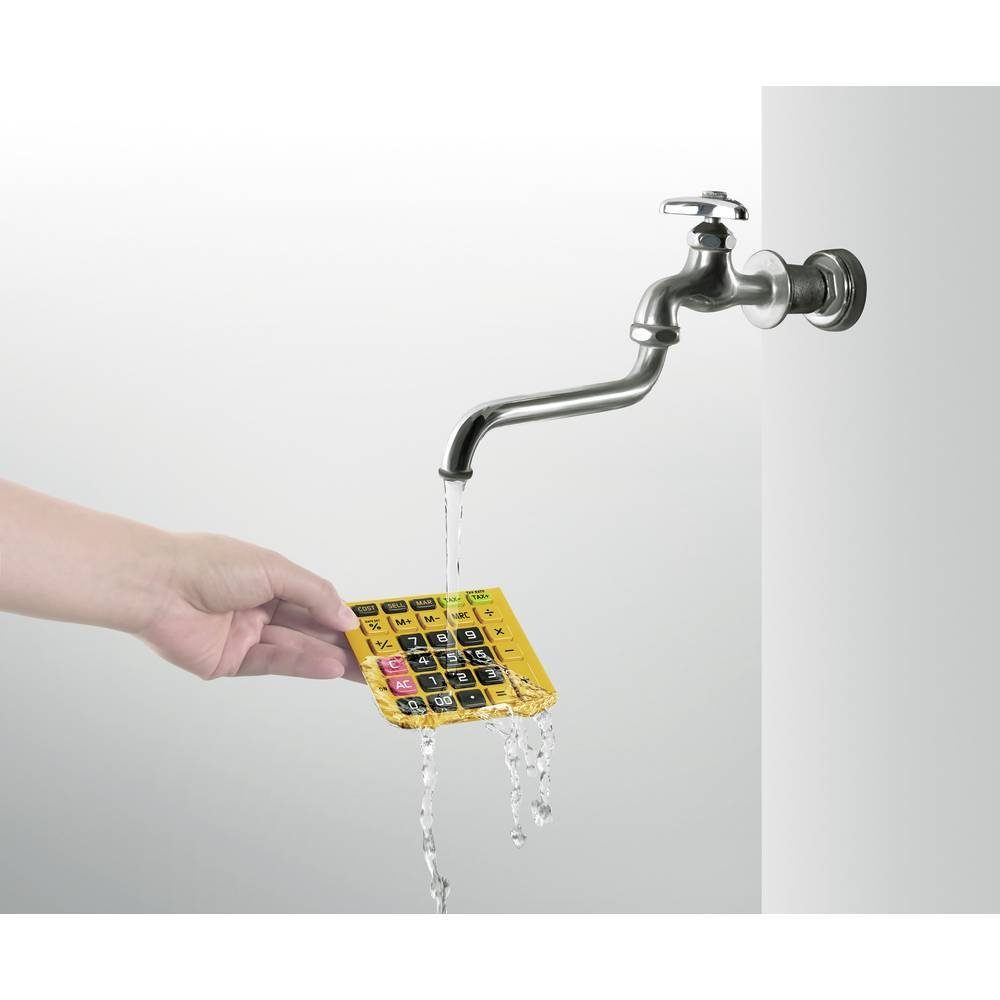 Staubschutz, Spritzwasserschutz, Taschenrechner CASIO IP54 Tischrechner,