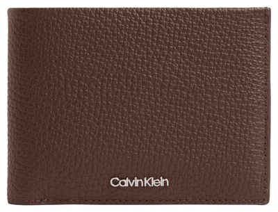 Calvin Klein Geldbörse »MINIMALISM TRIFOLD 10CC W/COIN«, aus Leder