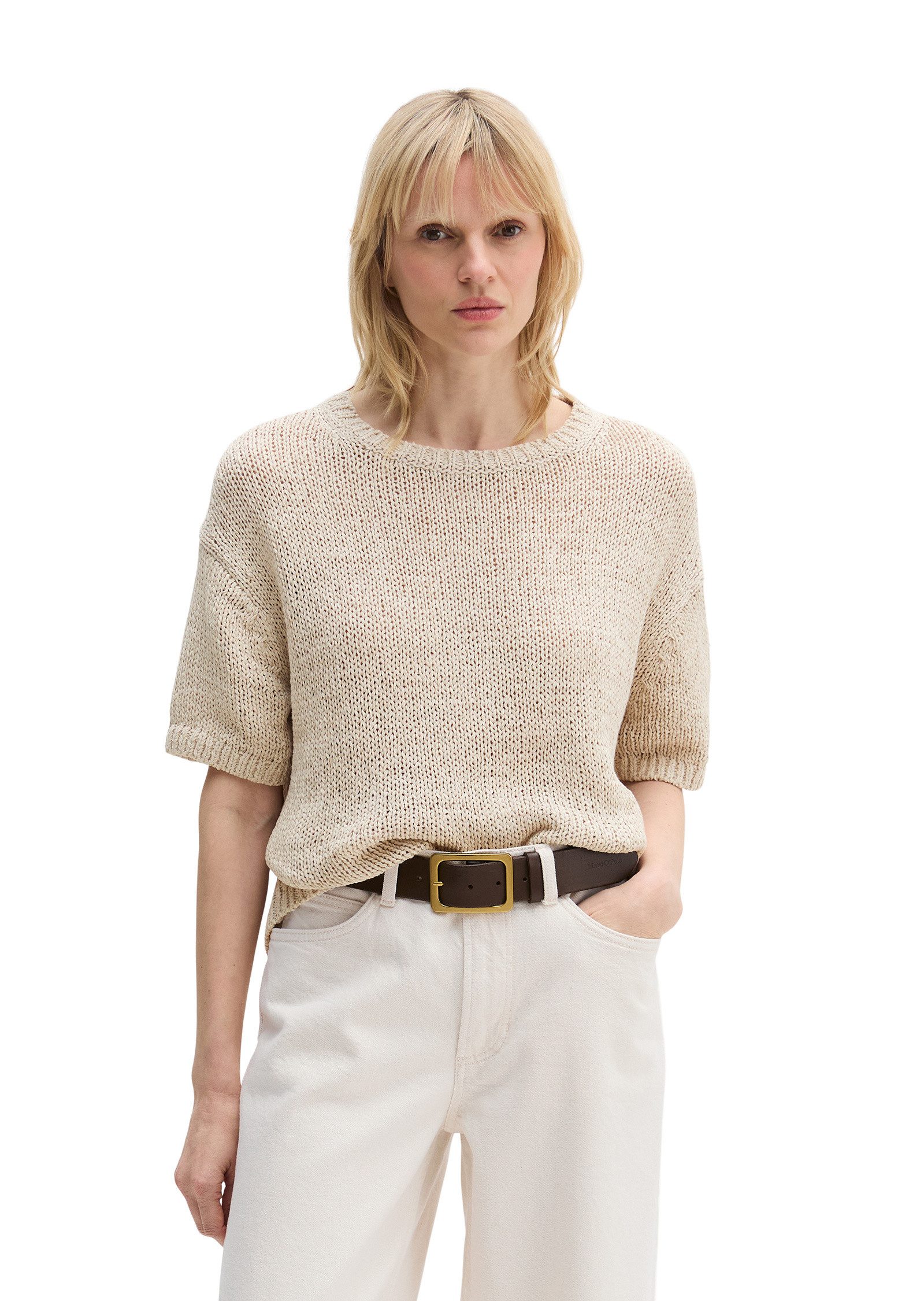 Marc O'Polo Strickpullover aus Bändchengarn